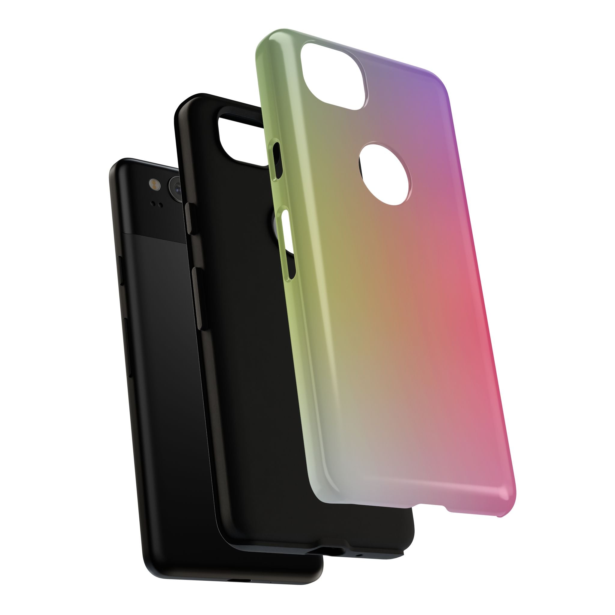 Gradient Phone Case, Tough Cases, Colorful Tech Accessory, Modern Phone Protection, Trendy Gift for Friends, Birthday, Holidays