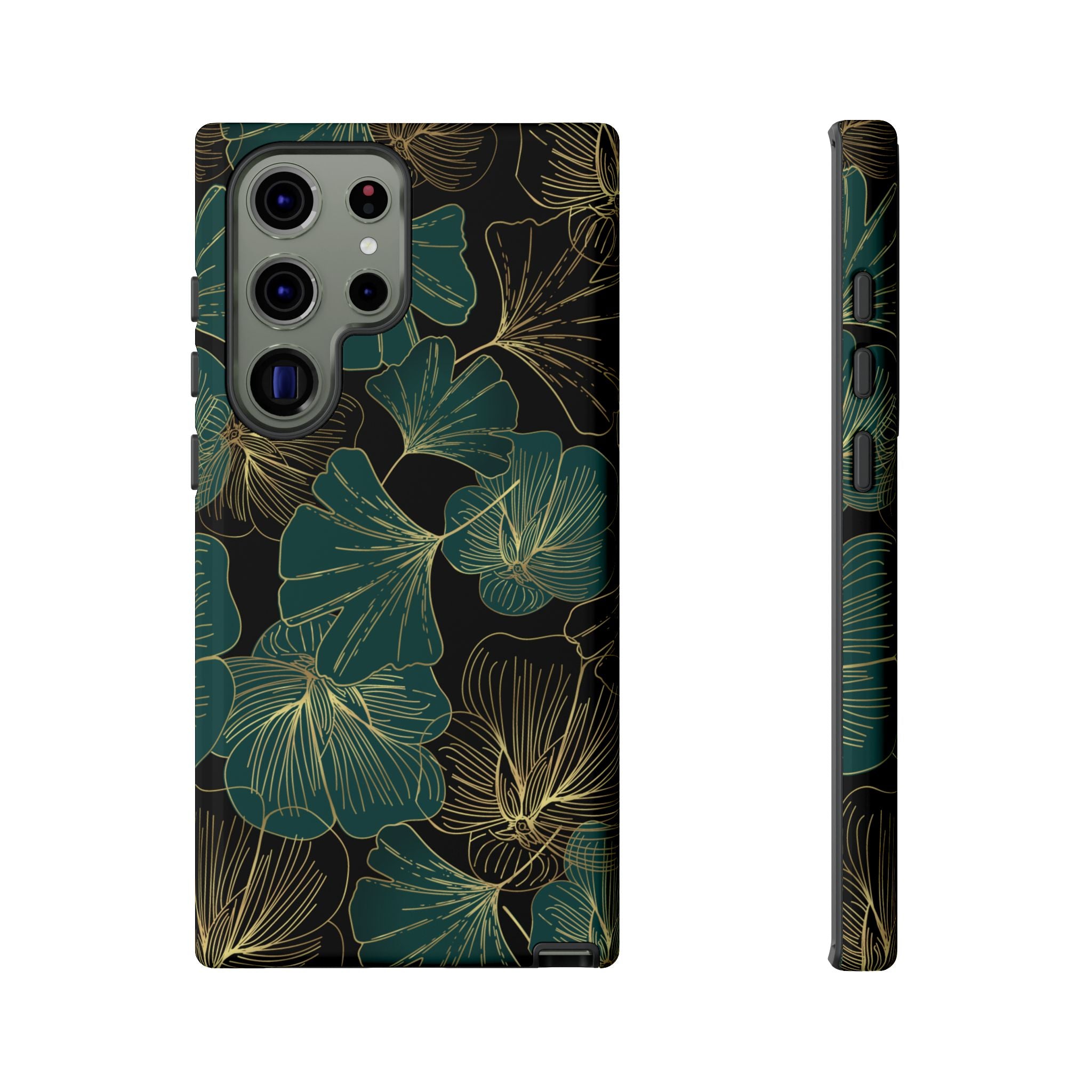 Floral Phone Case - Tough Cases, Protective Cover, Stylish Accessory, Gift for Her, Nature-Inspired Design