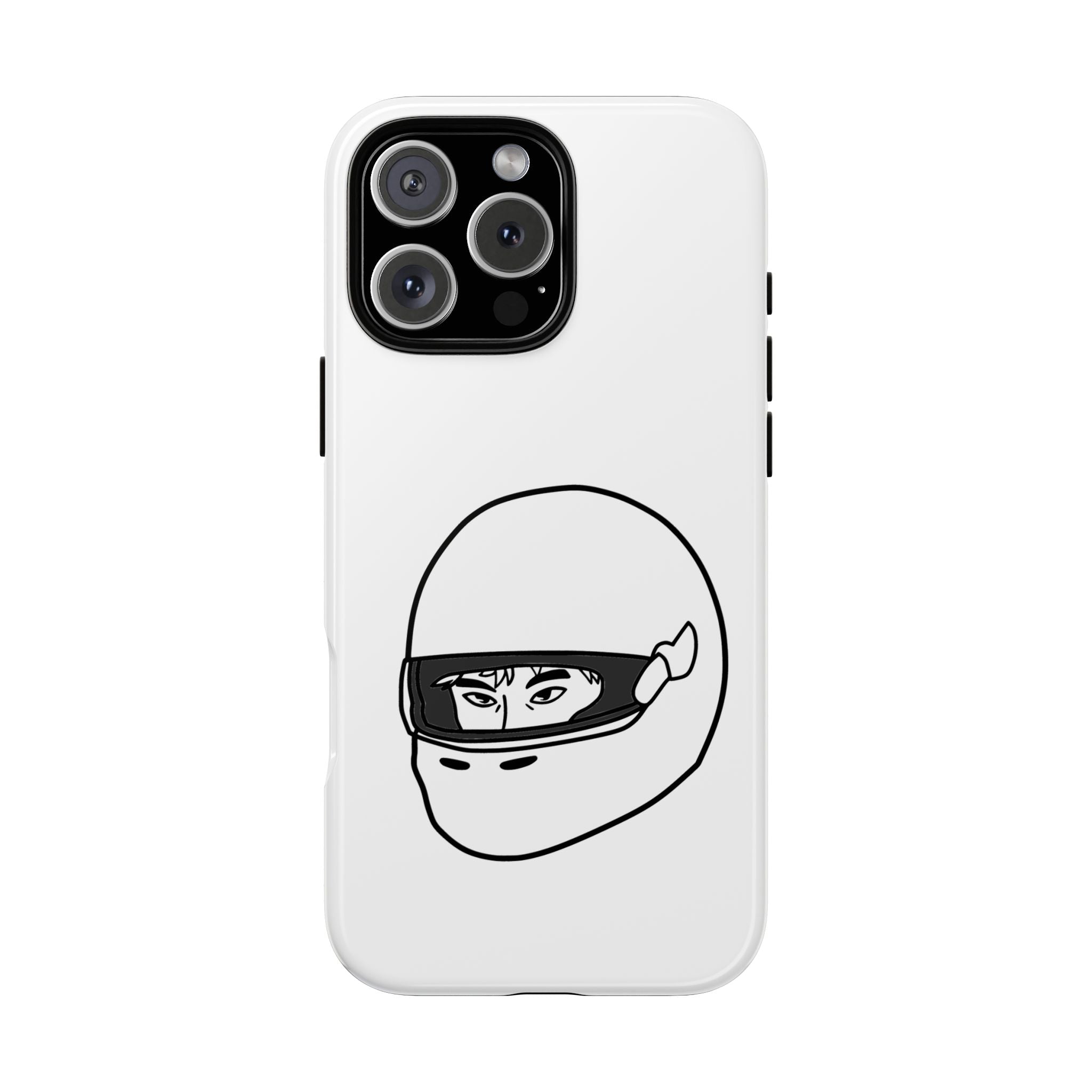 Stylish Phone Case with Racing Helmet Design | Tough Cases | Unique Gift, Motorcycle Enthusiast, Race Lover, Custom Accessory, Everyday Use