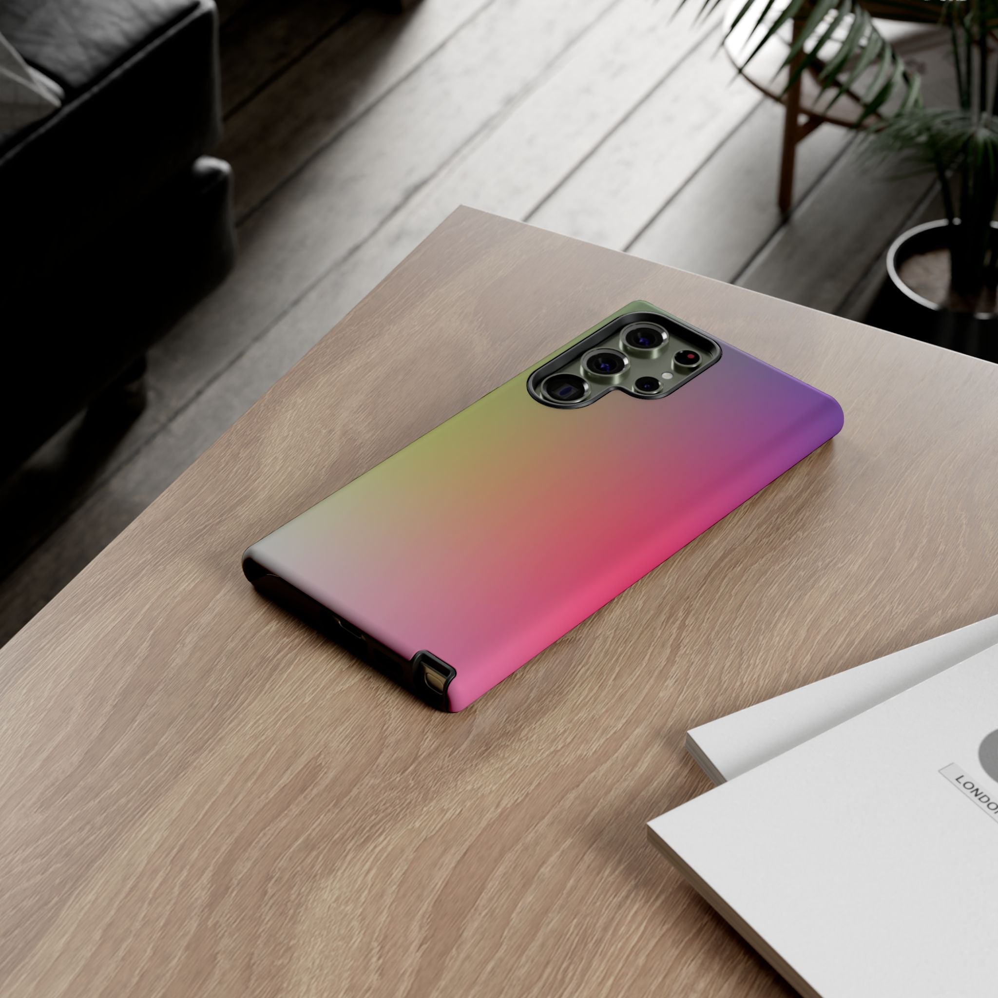 Gradient Phone Case, Tough Cases, Colorful Tech Accessory, Modern Phone Protection, Trendy Gift for Friends, Birthday, Holidays