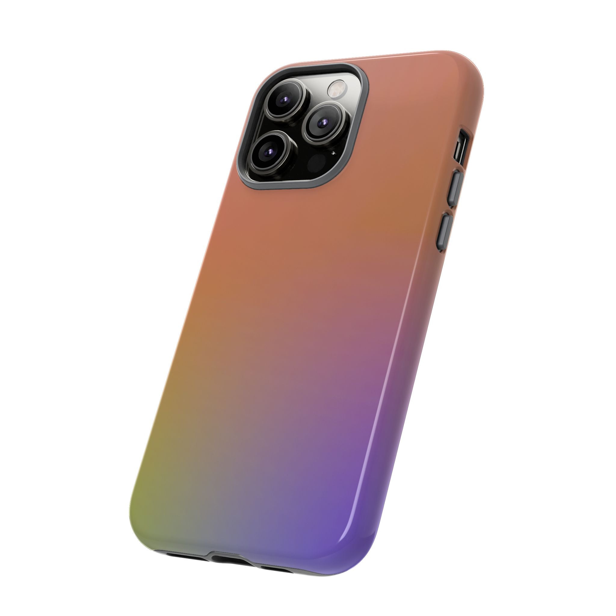 Colorful Gradient Phone Case, Tough Cases for iPhone, Customizable Phone Cover, Trendy Tech Accessory, Gift for Tech Lovers