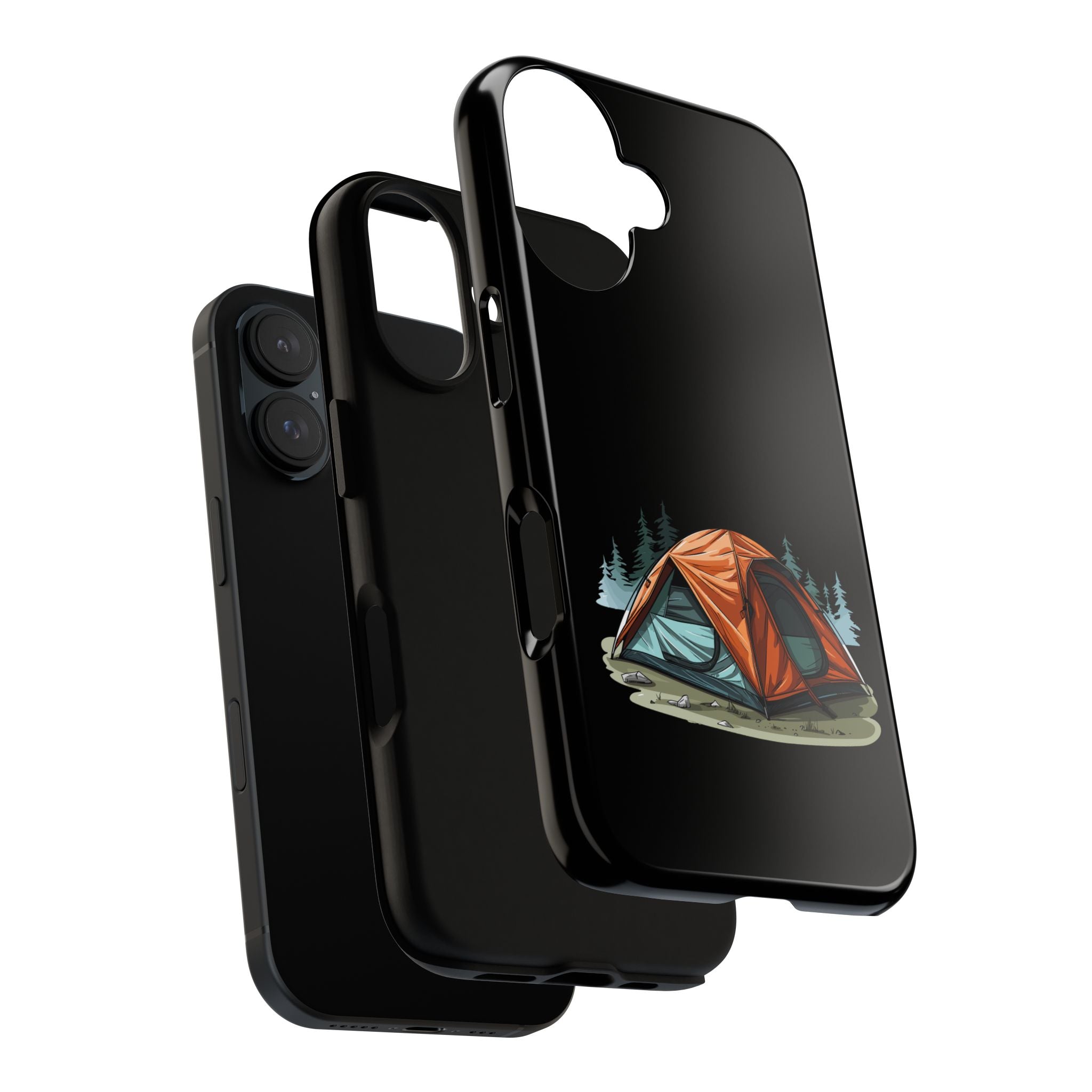 Camping Phone Case, Outdoor Adventure, Nature Lover Gift, Tough Cases, Hiking Accessory, Travel Gear, Camping Vibes