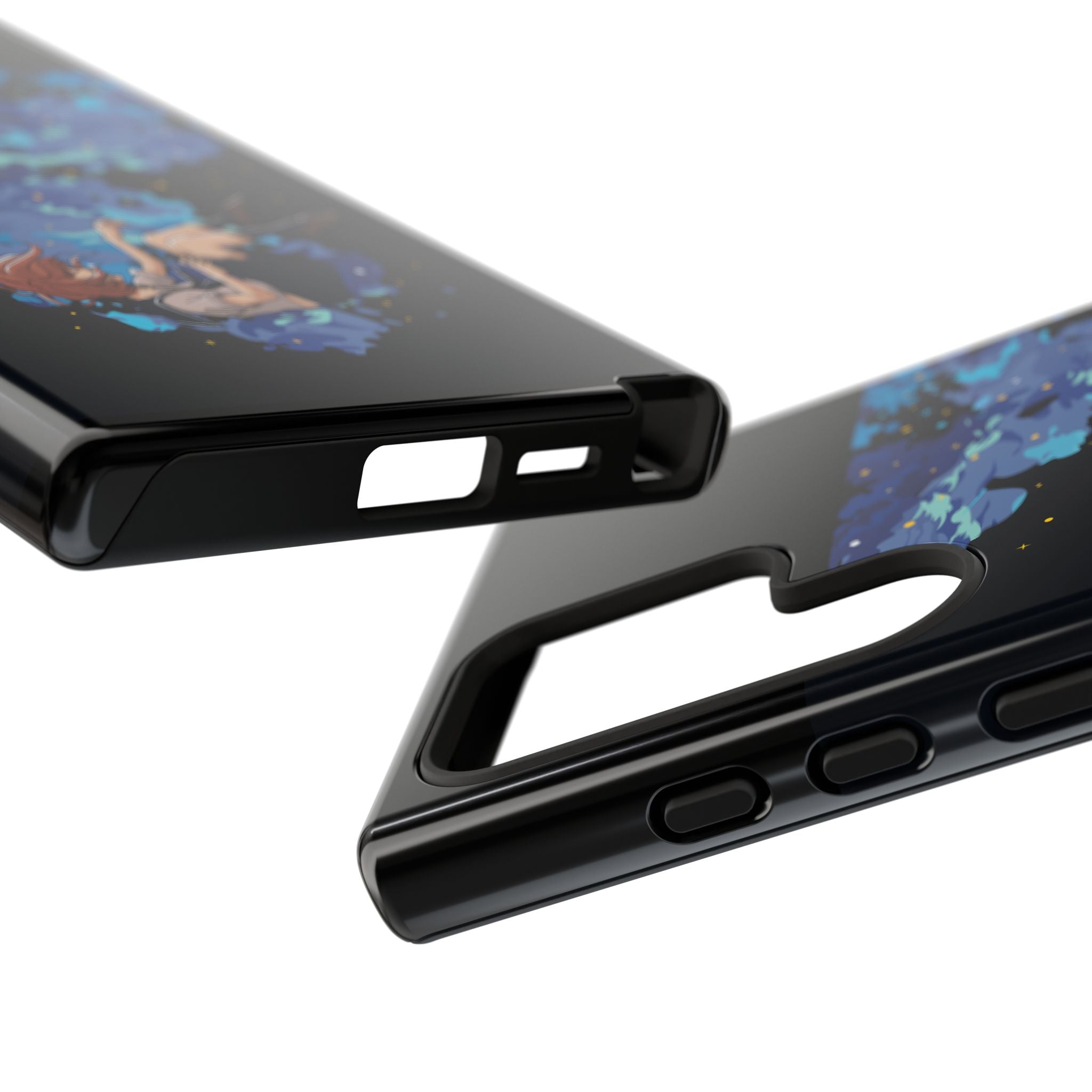 Tough Cases Phone Case - Artistic Galaxy Design, Cute Sleeve for Teens, Gift for Students, Unique Mobile Accessory, Trendy Tech Protection