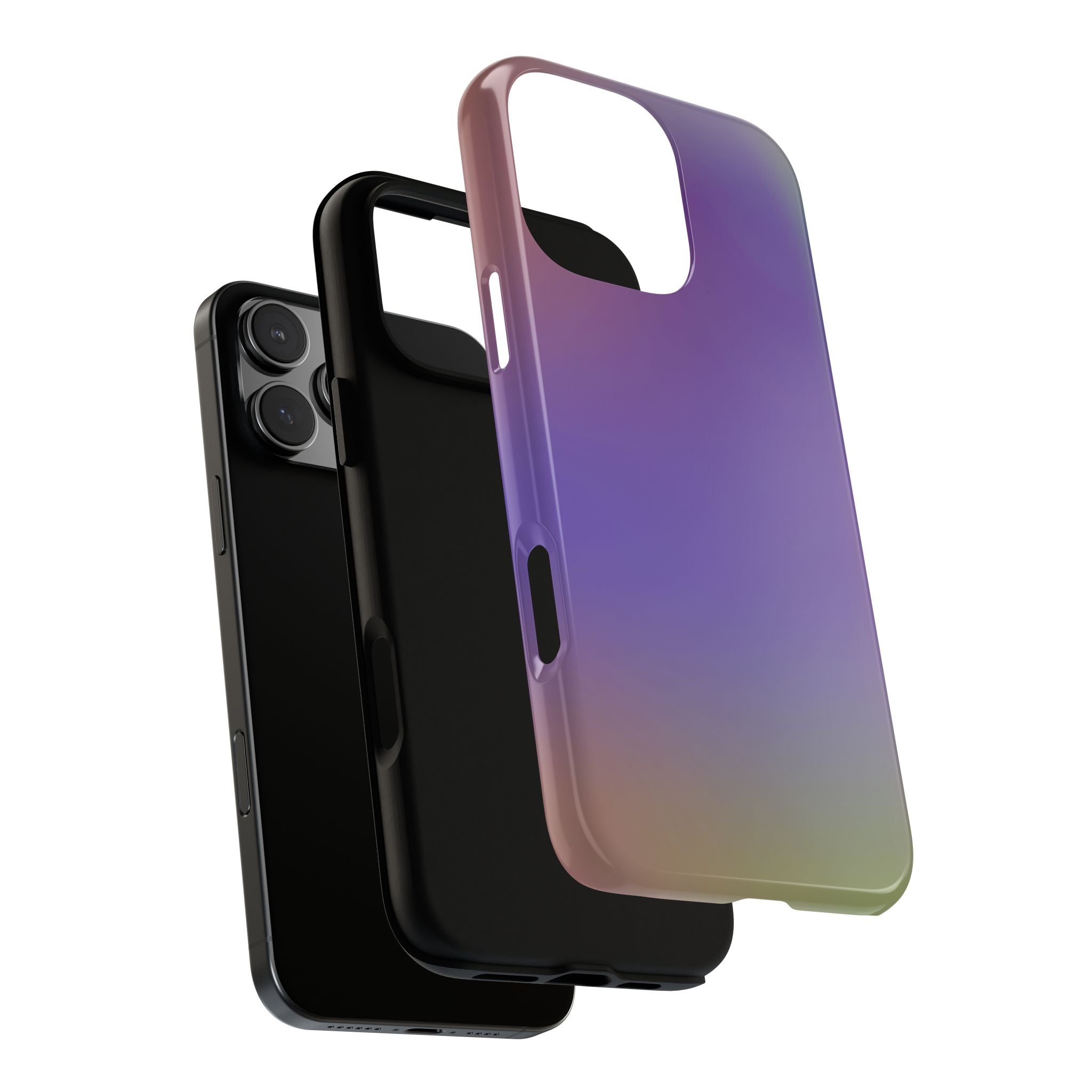 Colorful Phone Case, Tough Phone Cover, Gradient Design Case, Stylish Mobile Accessories, Unique Gift for Her