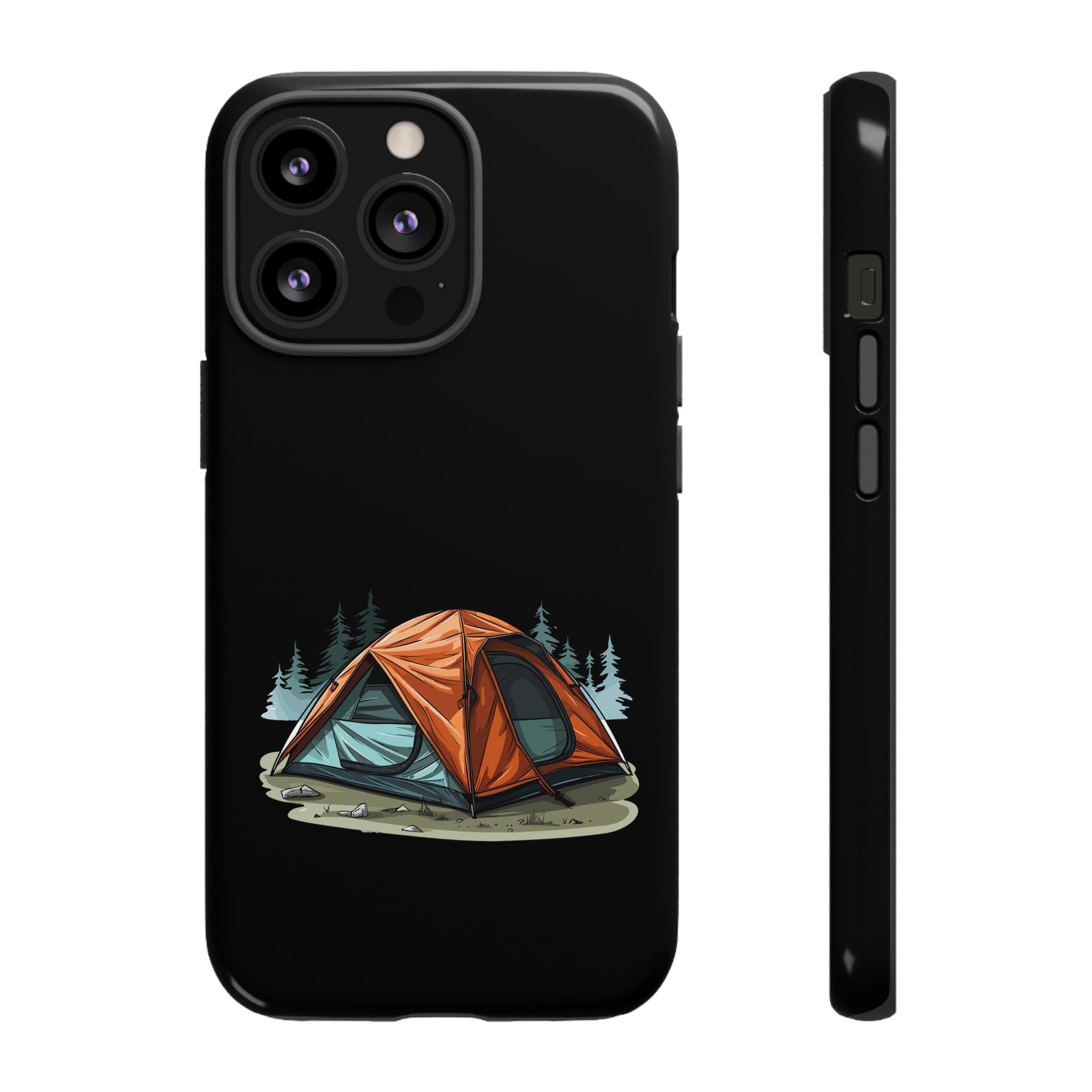 Camping Phone Case, Outdoor Adventure, Nature Lover Gift, Tough Cases, Hiking Accessory, Travel Gear, Camping Vibes