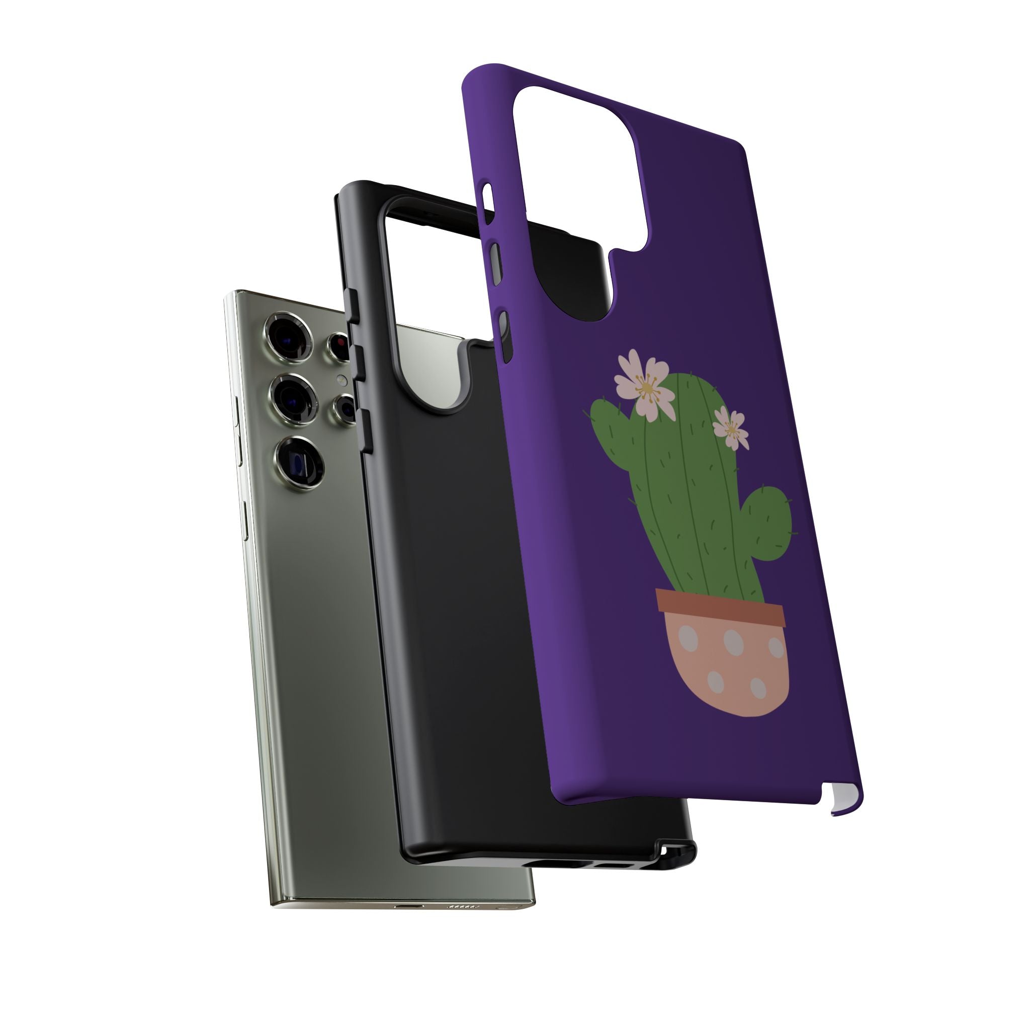 Cactus Phone Case, Tough Cases, Cute Floral, Trending Design, Unique Gift, Phone Accessories, Summer Vibe, Nature Lover