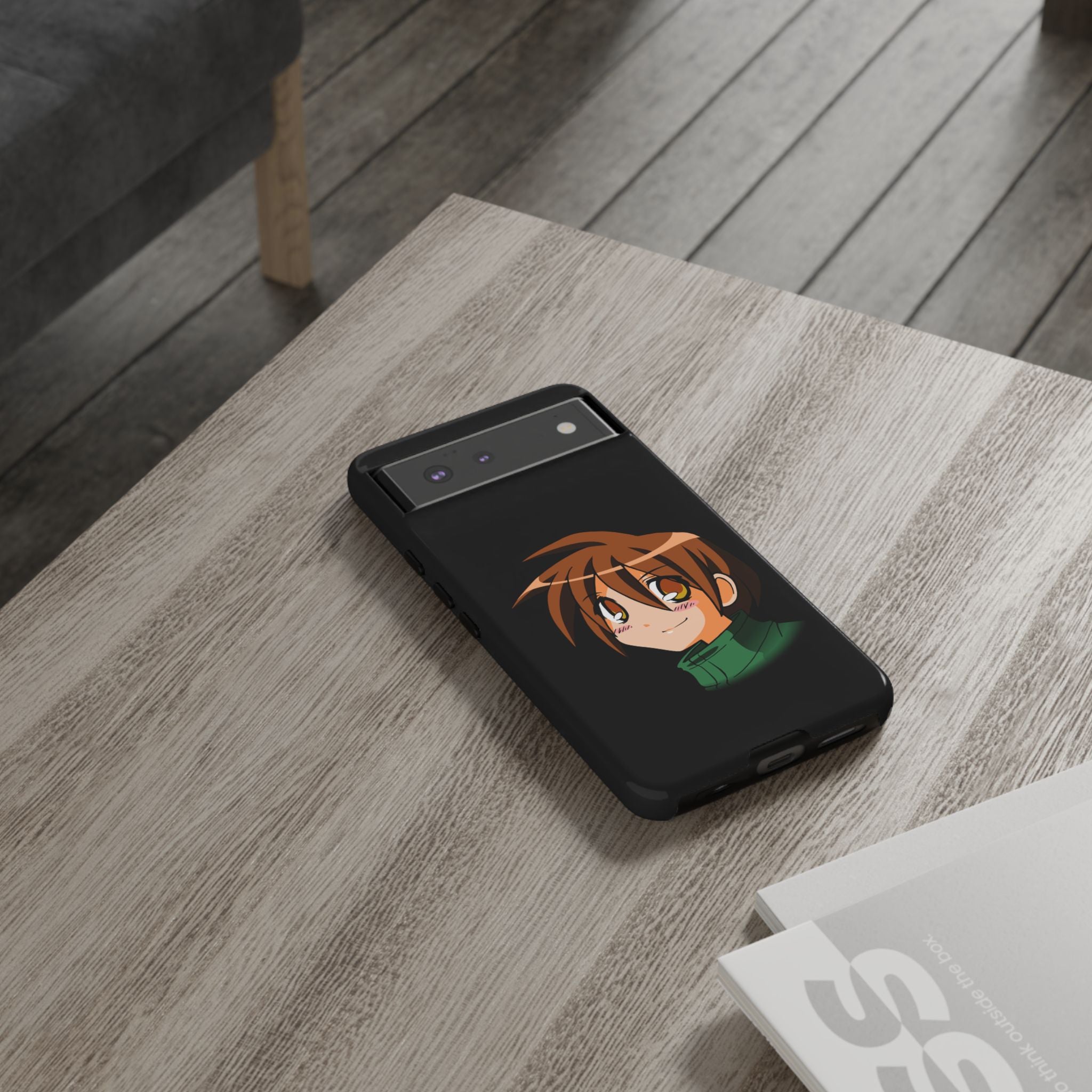 Anime Character Phone Case, Cute Phone Cover, Tough Cases for Teens, Customizable Gift, Geeky Accessories