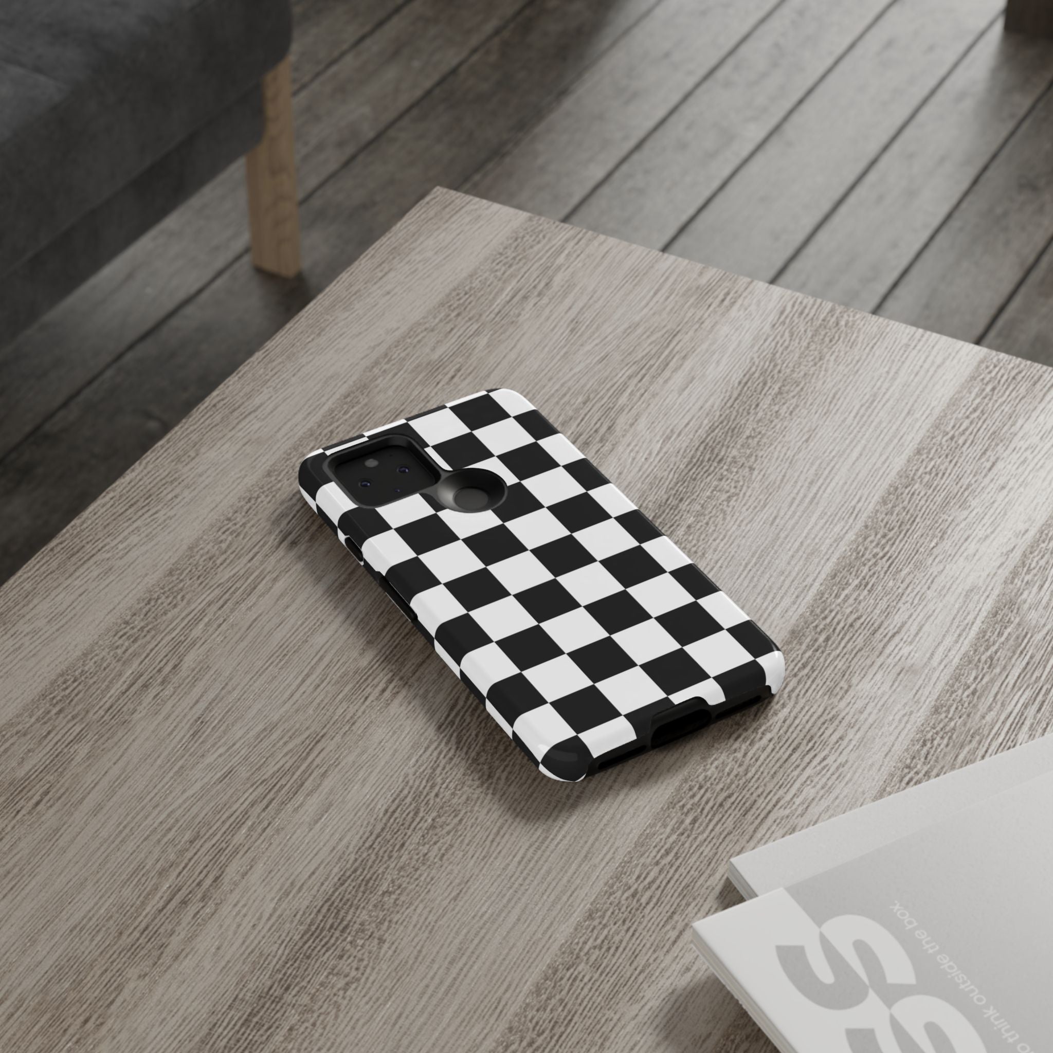Stylish Checkered Phone Case | Trendy Protective Cover for iPhone, Gift for Teens, Fashion Accessory, Unique Design for All Occasions