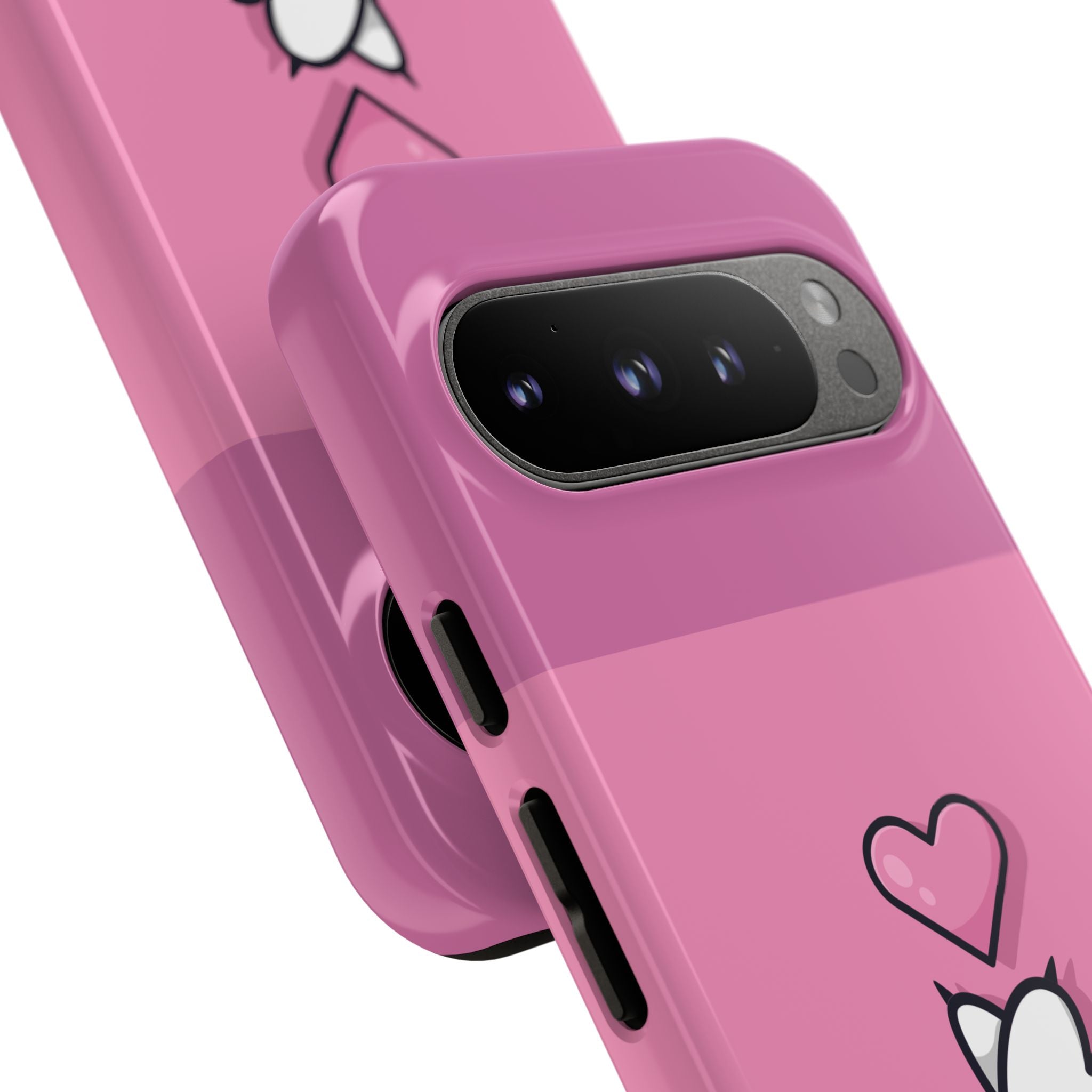 Cute Cat Paw Phone Case, Playful Pet Lover Gift, Animal Print Phone Cover, Heart Design Case, Fun Feminine Case, Kawaii Style