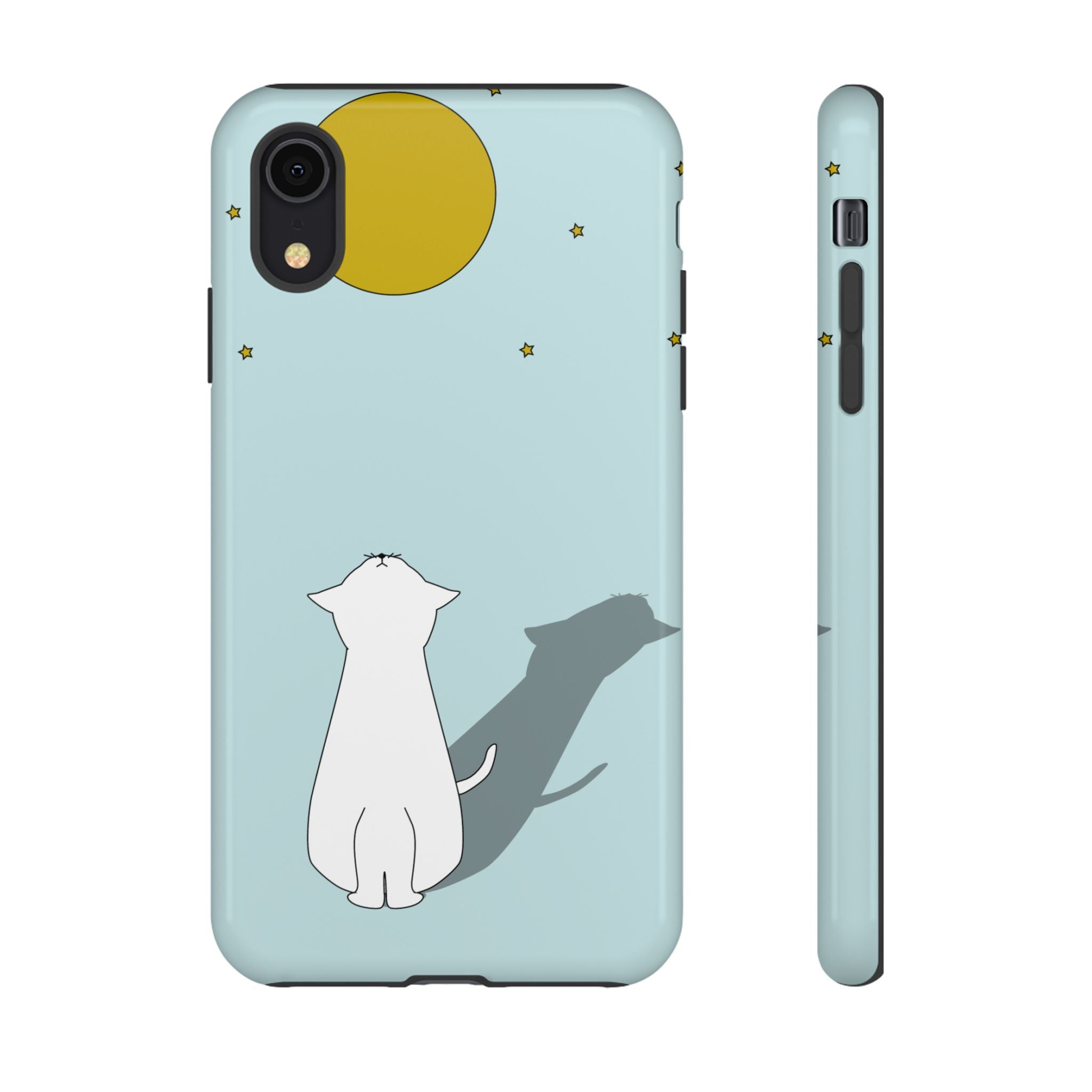 Cute Cat Phone Case, Tough Phone Cover, Pet Lover Gift, Unique Case, Animal Decor, Birthday Gift