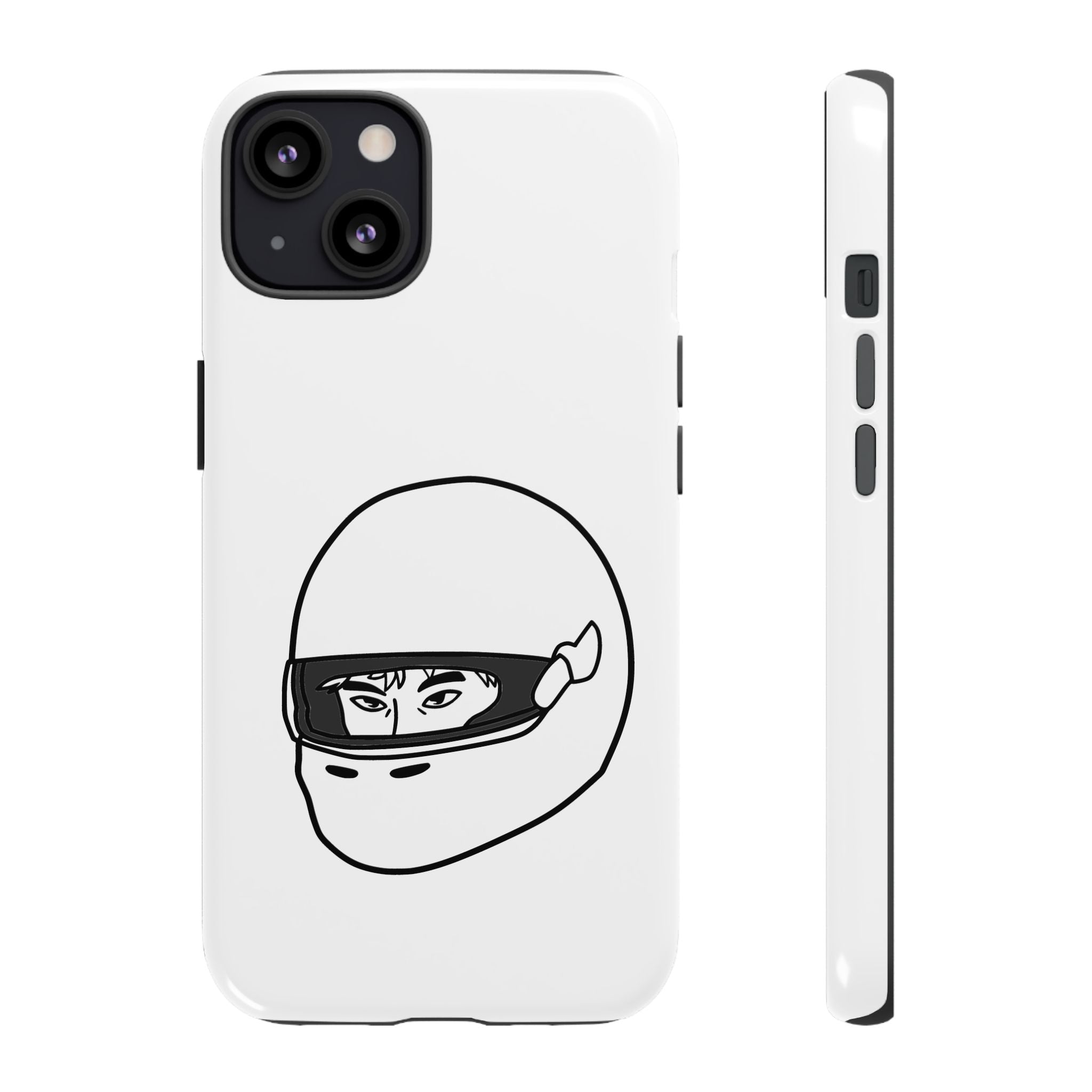 Stylish Phone Case with Racing Helmet Design | Tough Cases | Unique Gift, Motorcycle Enthusiast, Race Lover, Custom Accessory, Everyday Use