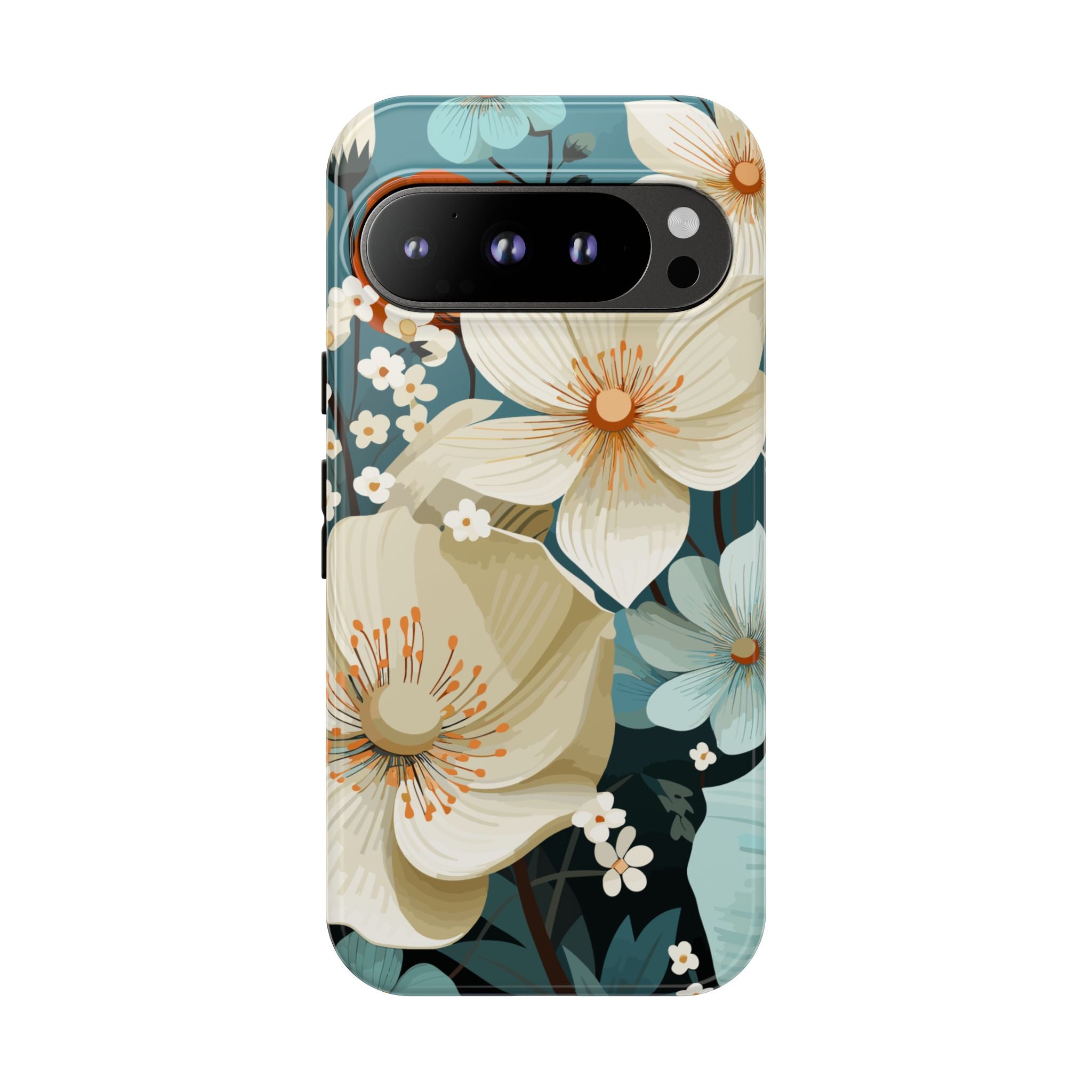 Floral Phone Case, Stylish Tough Cases with Botanical Design, Flower Print Phone Cover, Gifts for Nature Lovers, Eco-Friendly Mobile Cover