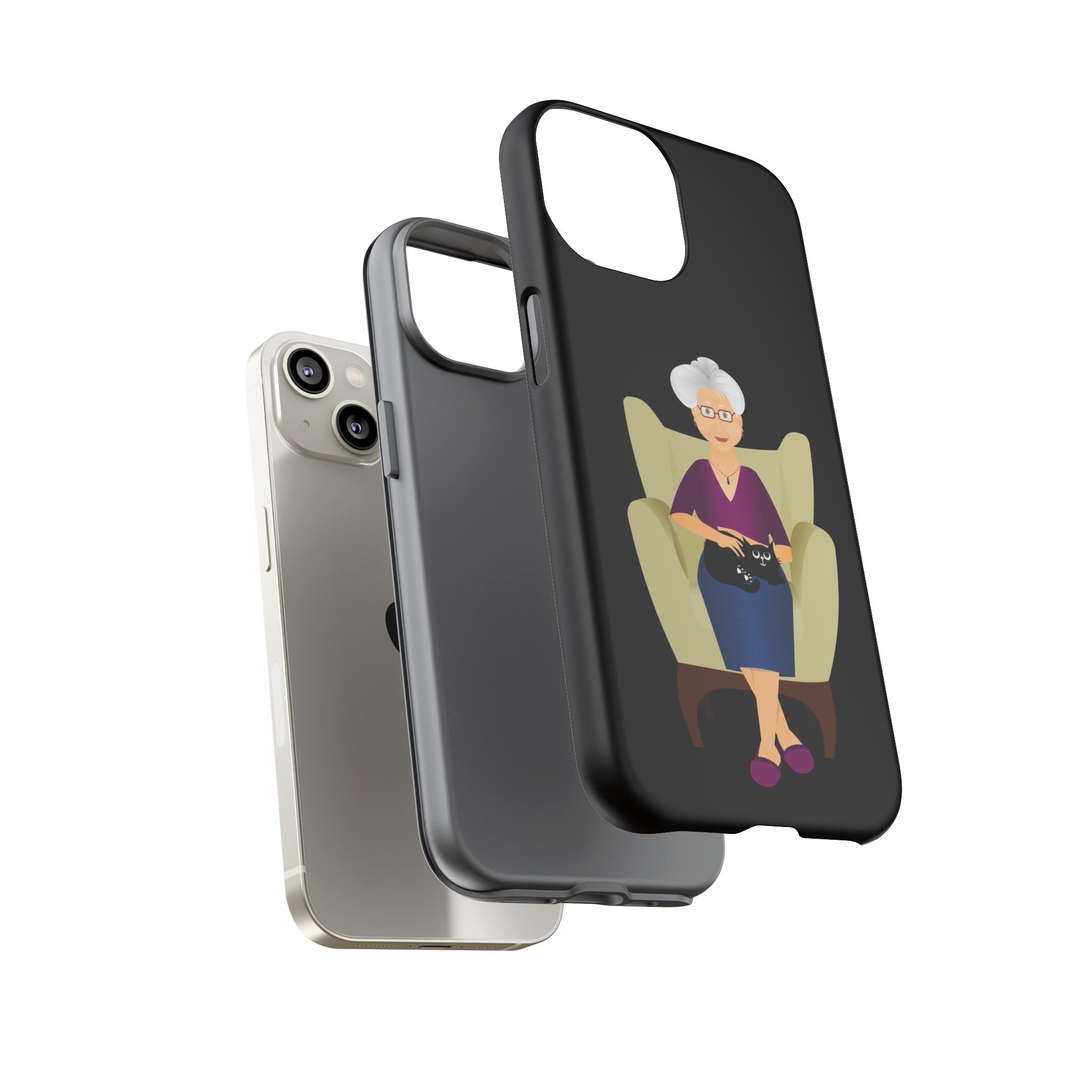 Grandma Phone Case, Tough Phone Cover for Grandparents, Durable Case for Seniors, Unique Gift for Grandmother, Personalized Tech Accessory