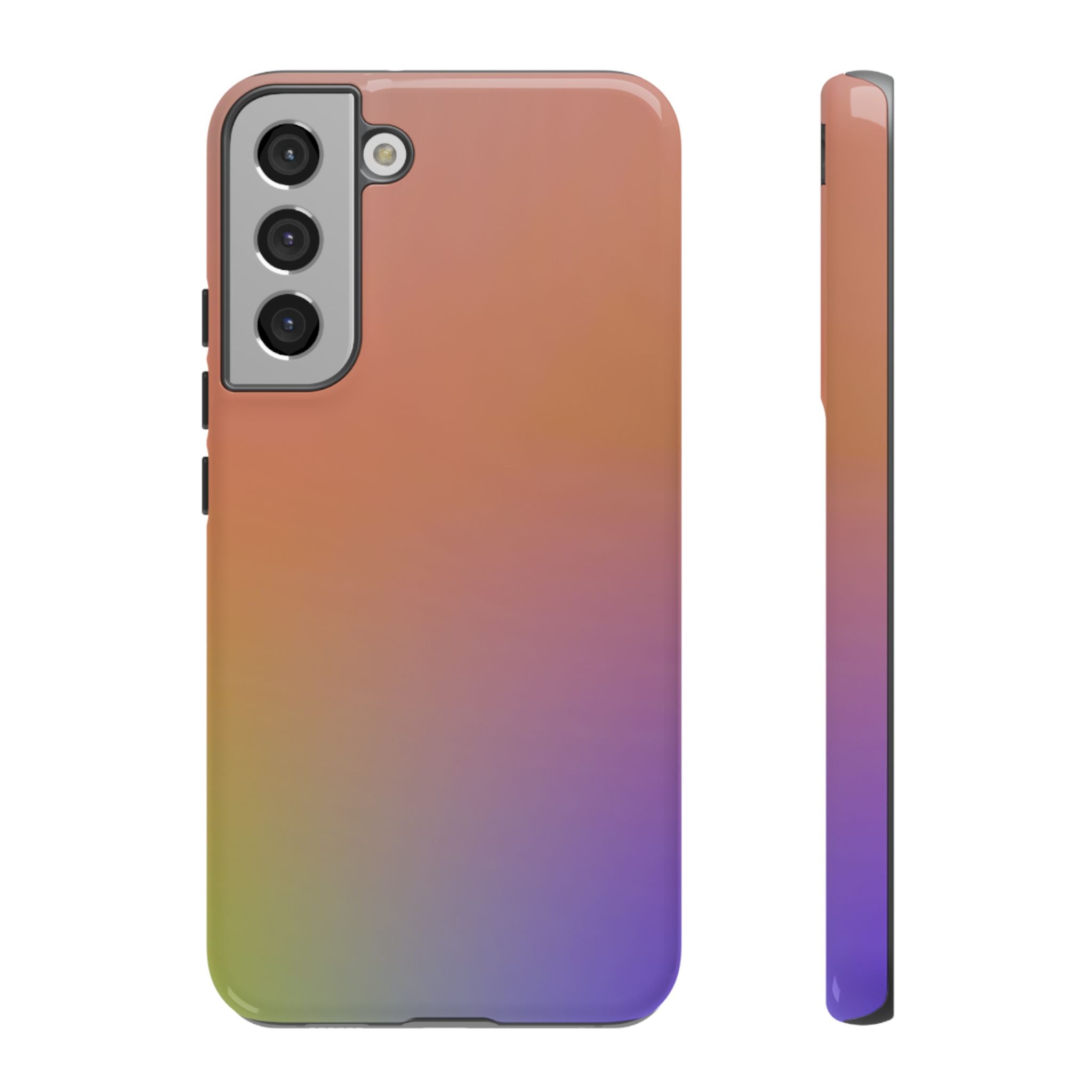 Colorful Gradient Phone Case, Tough Cases for iPhone, Customizable Phone Cover, Trendy Tech Accessory, Gift for Tech Lovers