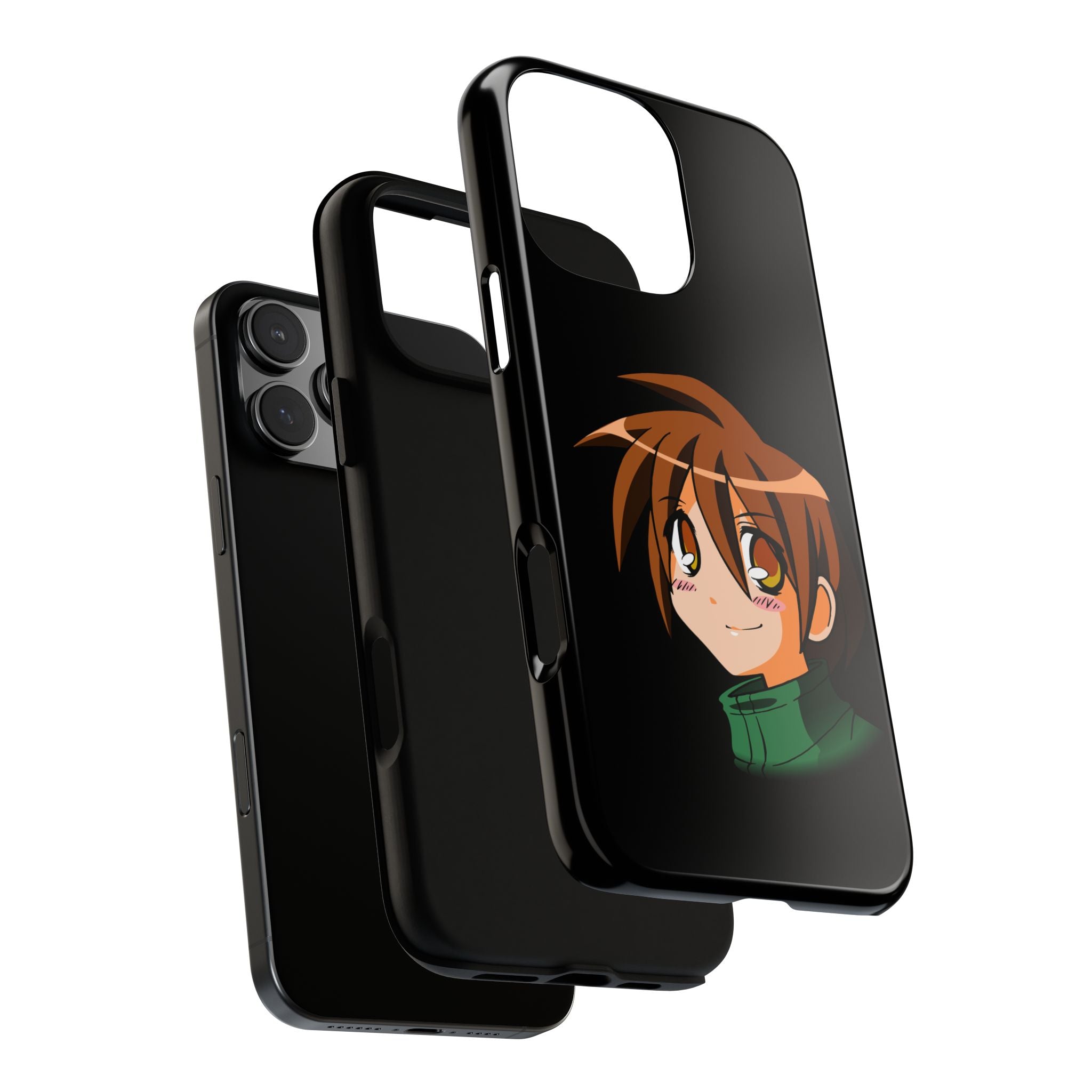 Anime Character Phone Case, Cute Phone Cover, Tough Cases for Teens, Customizable Gift, Geeky Accessories