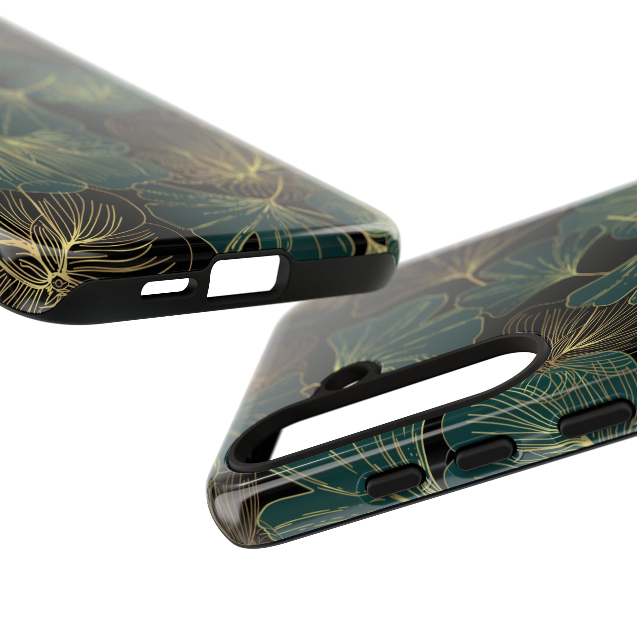 Floral Phone Case - Tough Cases, Protective Cover, Stylish Accessory, Gift for Her, Nature-Inspired Design