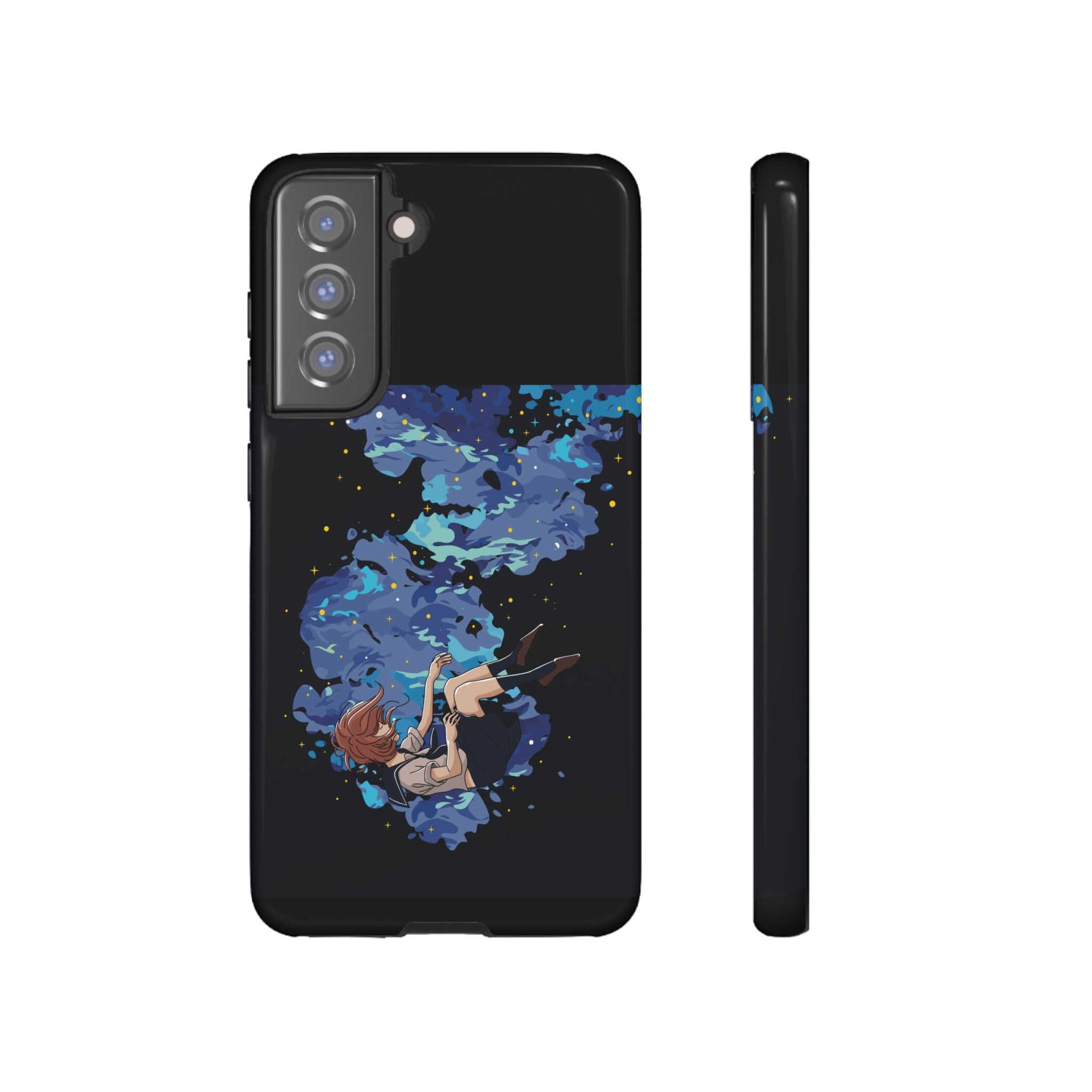 Tough Cases Phone Case - Artistic Galaxy Design, Cute Sleeve for Teens, Gift for Students, Unique Mobile Accessory, Trendy Tech Protection