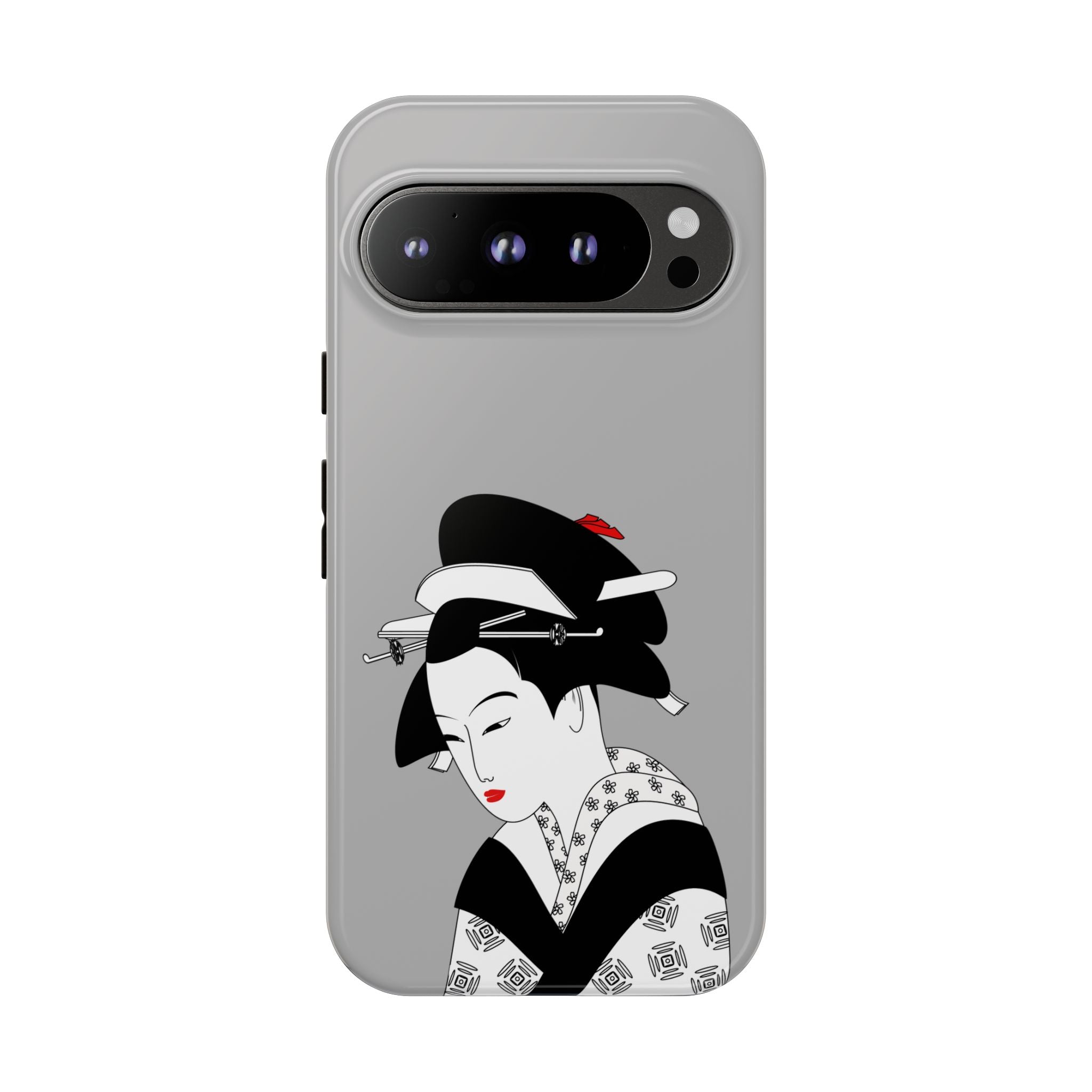 Stylish Phone Case with Japanese Geisha Design, Tough Phone Case, Cute Phone Cover, Japanese Art, Ethnic Style
