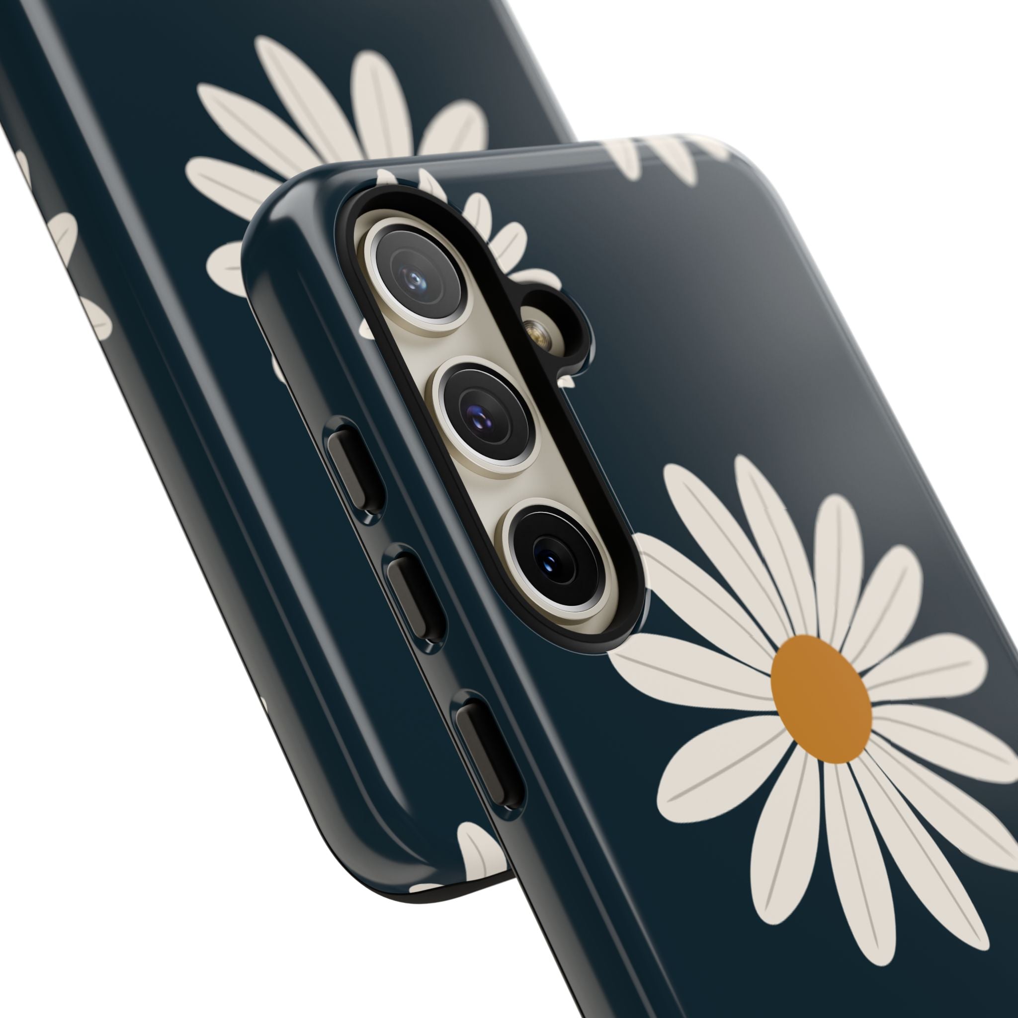 Daisy Phone Case, Floral Phone Cover, Tough Phone Case, Gift for Flower Lovers, Smartphone Accessory, Spring Design