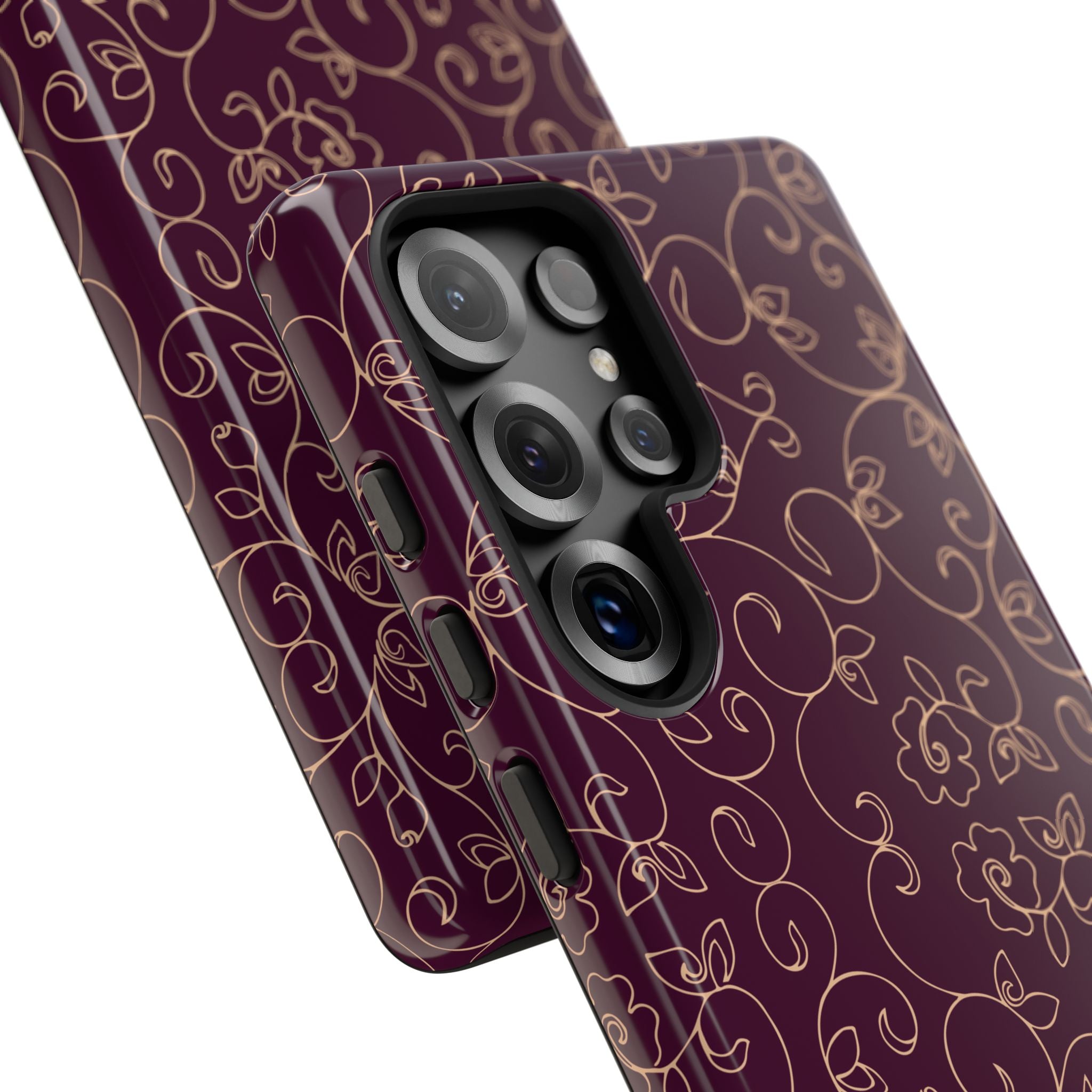 Elegant Floral Phone Case | Durable Mobile Cover, Gift for Her, Floral Design, Stylish Accessory, Phone Protection