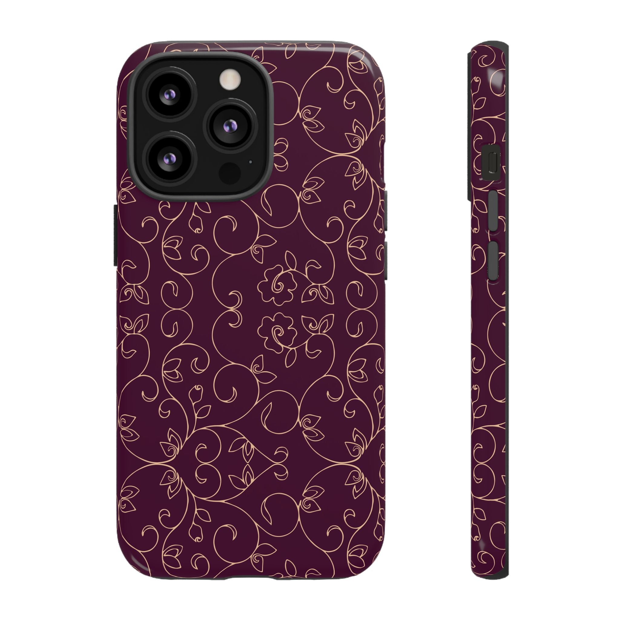 Elegant Floral Phone Case | Durable Mobile Cover, Gift for Her, Floral Design, Stylish Accessory, Phone Protection