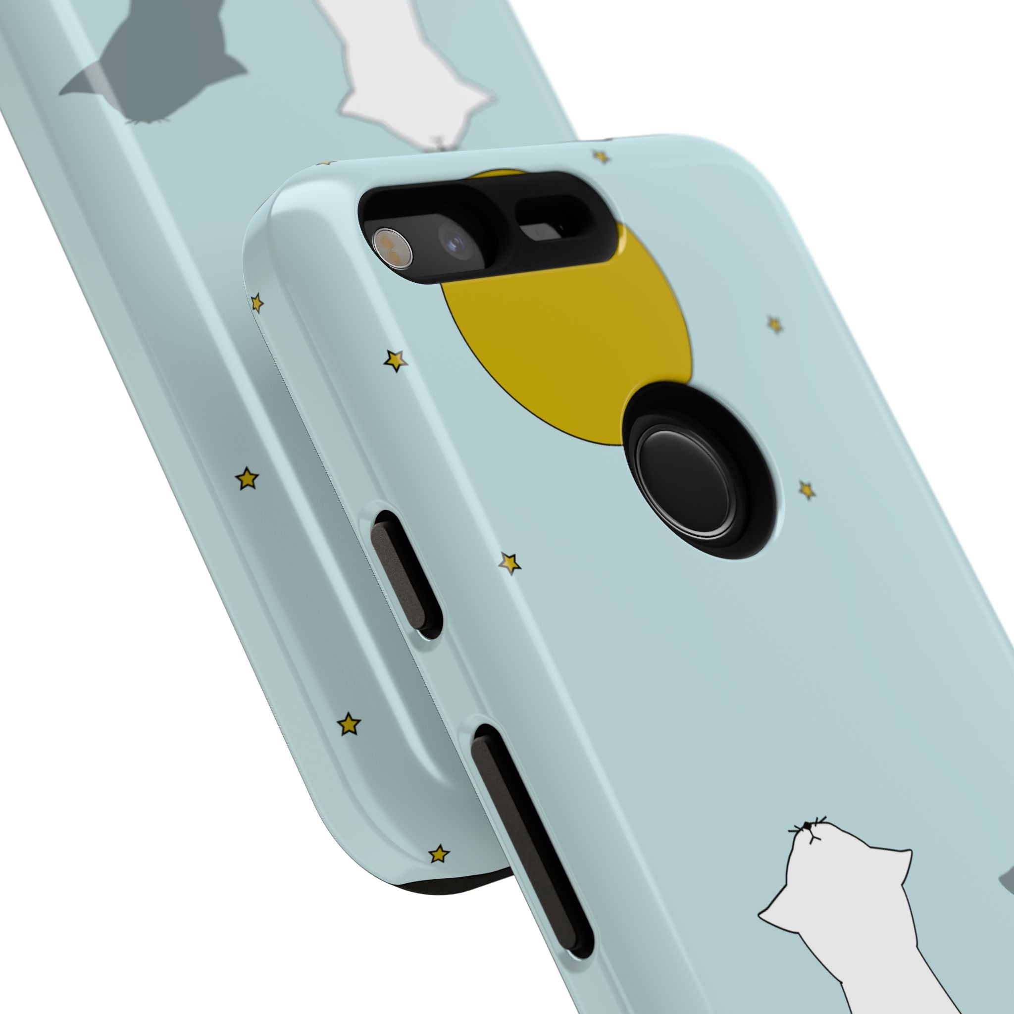 Cute Cat Phone Case, Tough Phone Cover, Pet Lover Gift, Unique Case, Animal Decor, Birthday Gift