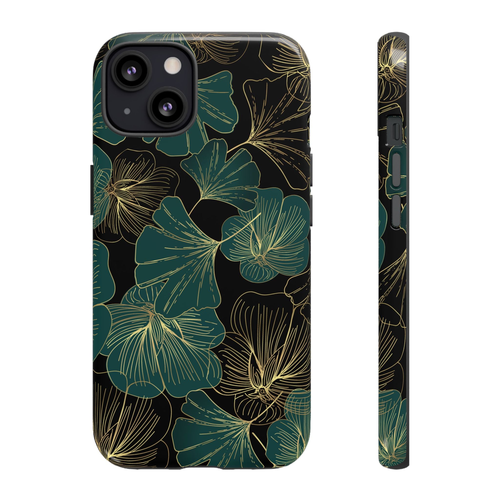 Floral Phone Case - Tough Cases, Protective Cover, Stylish Accessory, Gift for Her, Nature-Inspired Design