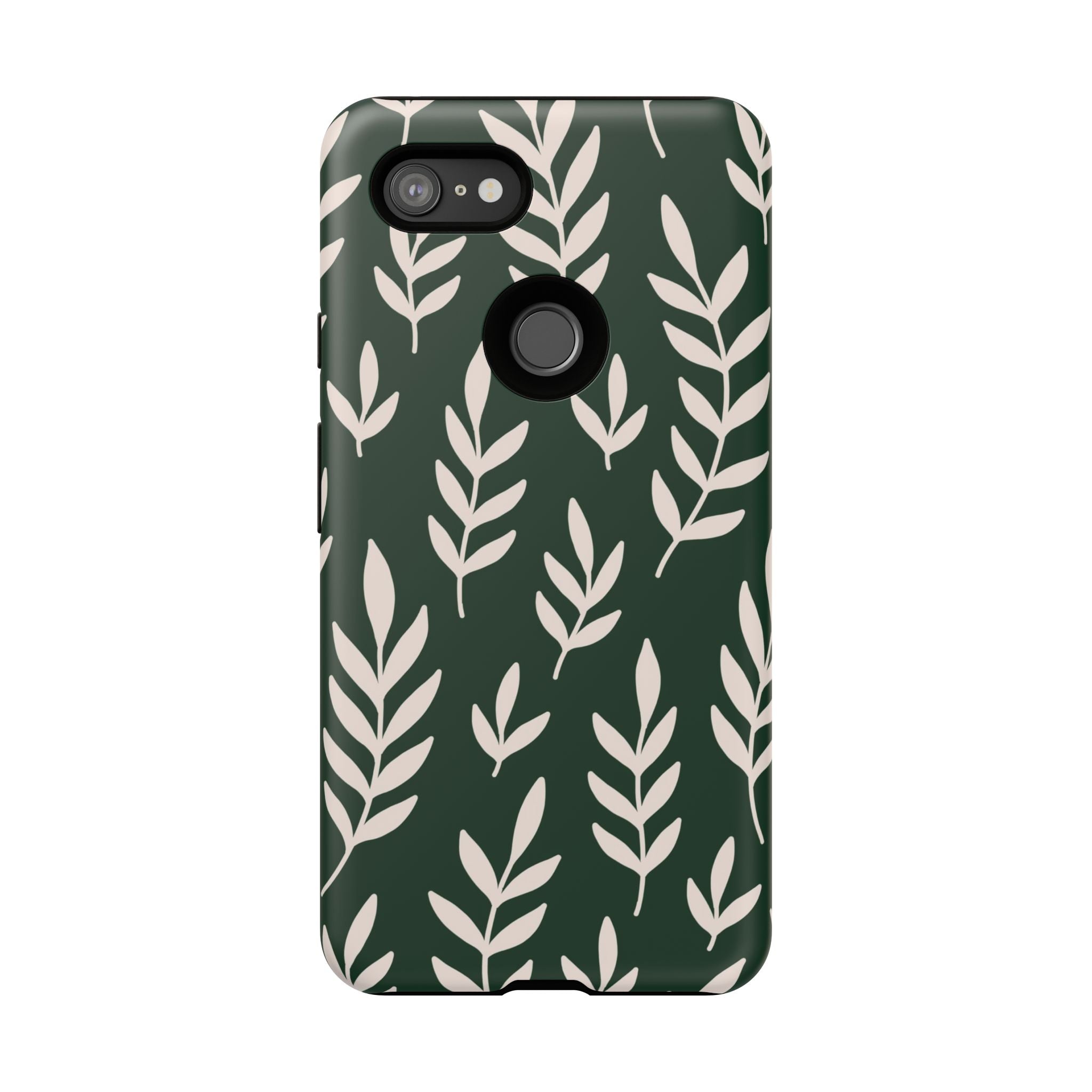Leafy Phone Case, Tough Cases for Nature Lovers, Green Leaf Design, Eco-Friendly, Stylish Mobile Cover, Gift for Her