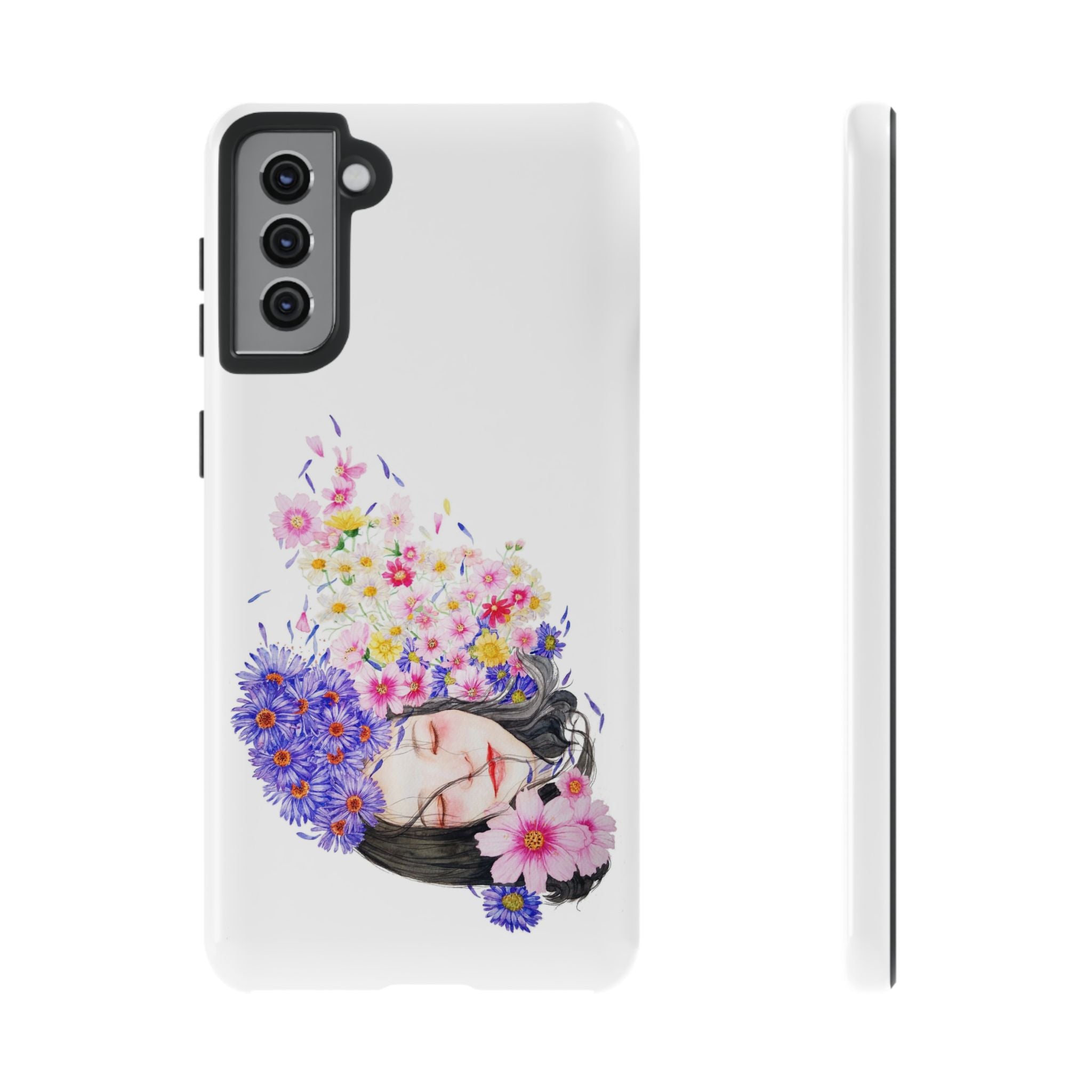 Floral Phone Case | Tough Cases | Cute Floral Design, Gift for Her, Spring Accessory, Mother's Day Gift, Stylish Protection