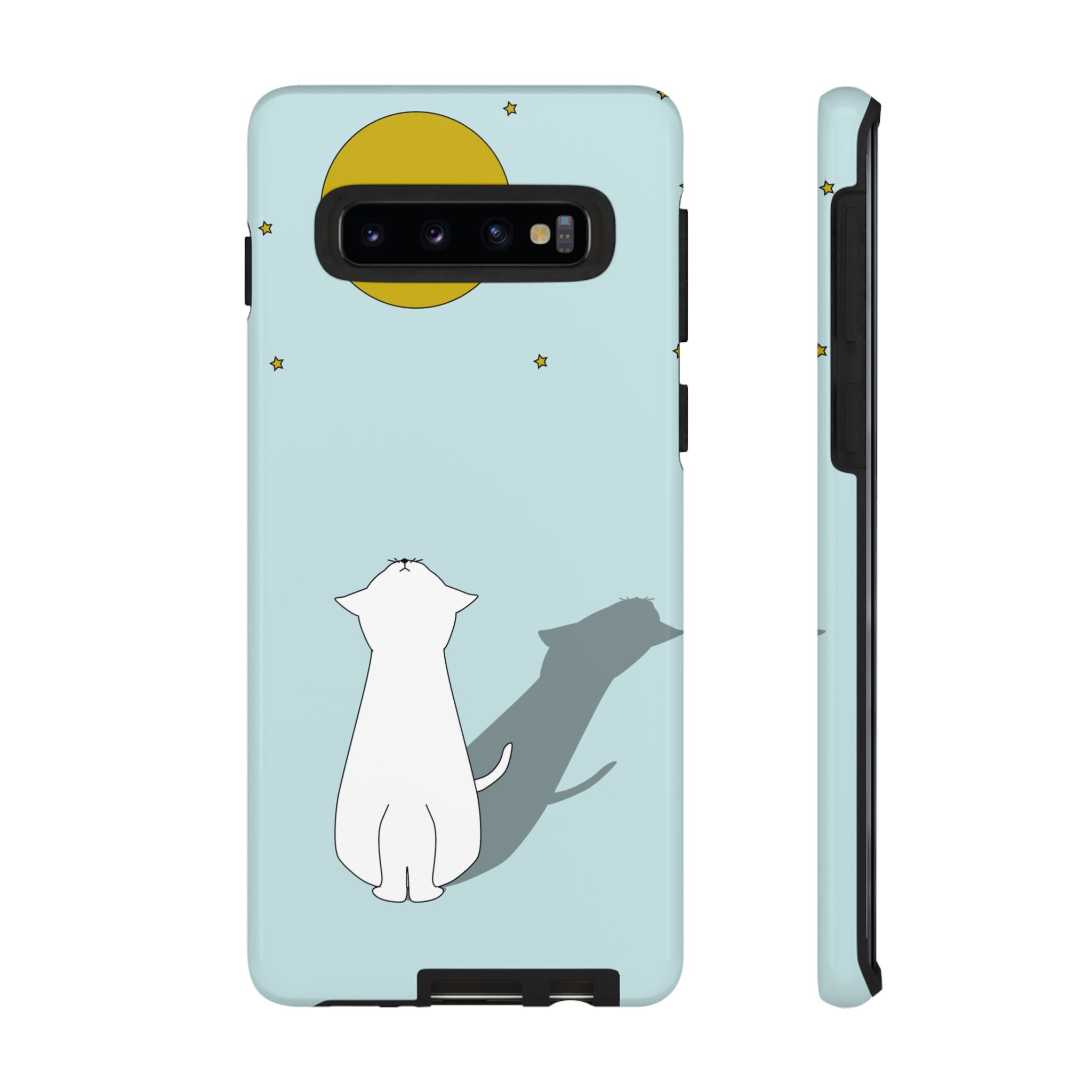 Cute Cat Phone Case, Tough Phone Cover, Pet Lover Gift, Unique Case, Animal Decor, Birthday Gift