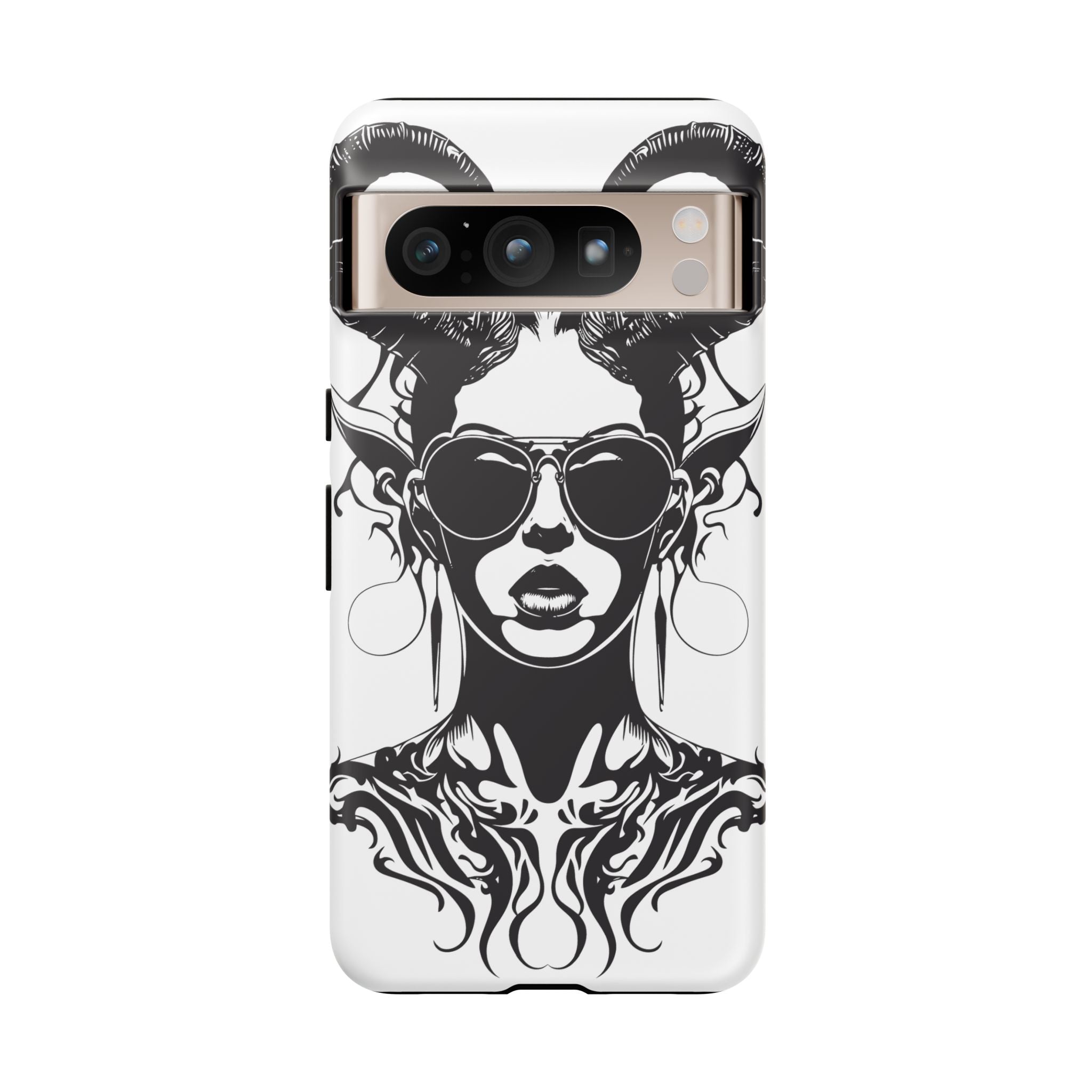 Tough Cases: Stylish Phone Case with Edgy Design, Protective Cover, Gift for Her, Trendy Accessories, Unique Art, Holiday Present