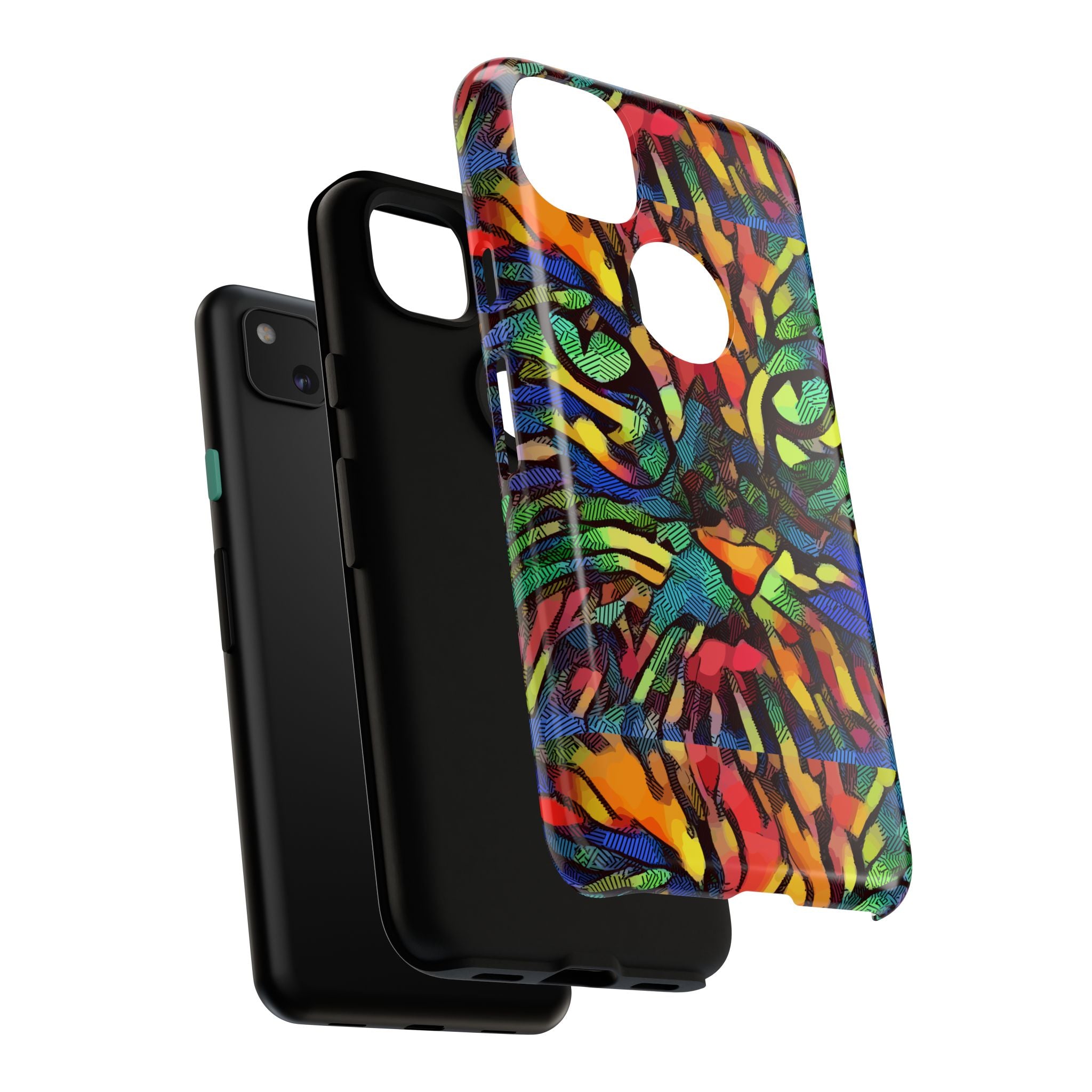 Colorful Phone Cases for Vibrant Style - Tough Cases, Unique Gifts, Animal Print, Artistic Design, Phone Accessories, Eco-Friendly