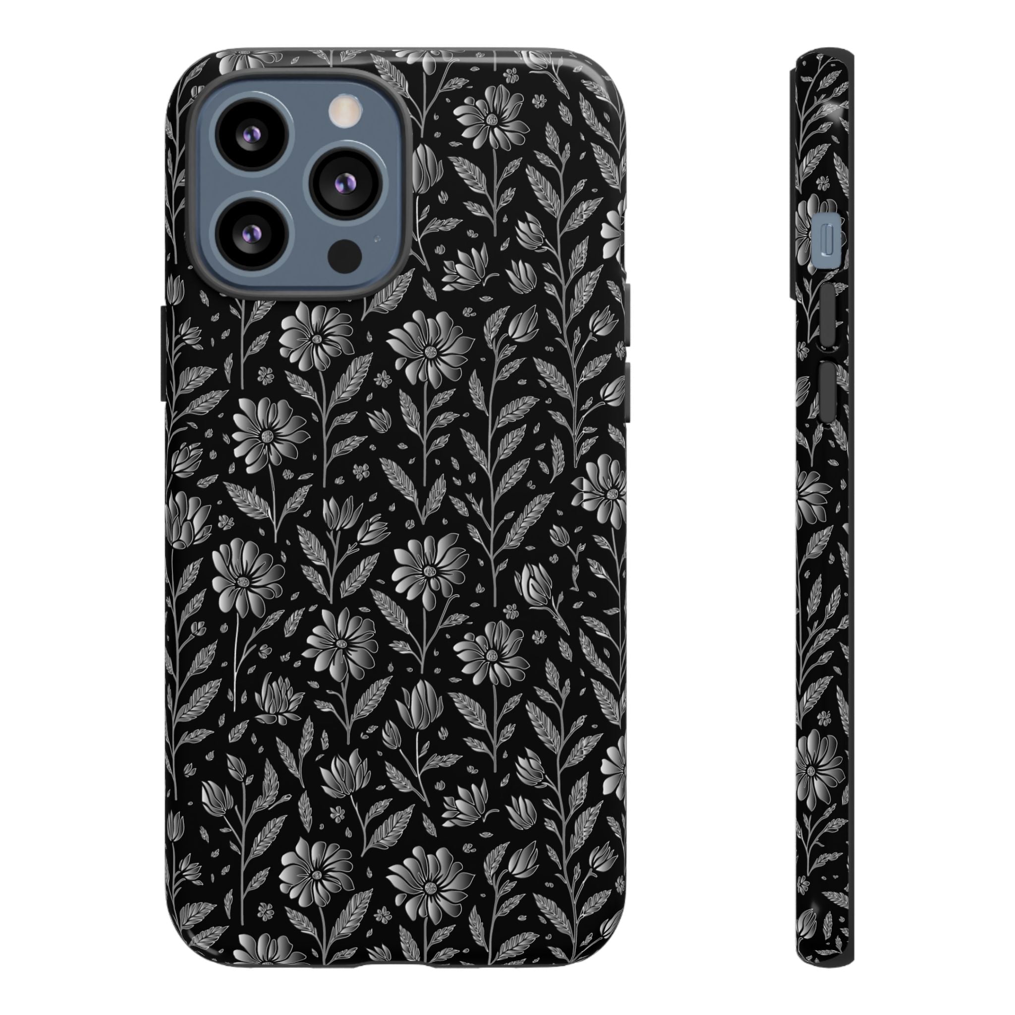 Stylish Floral Phone Case, Tough Floral Case, Botanical Phone Cover, Durable Floral Phone Protector, Gift for Her