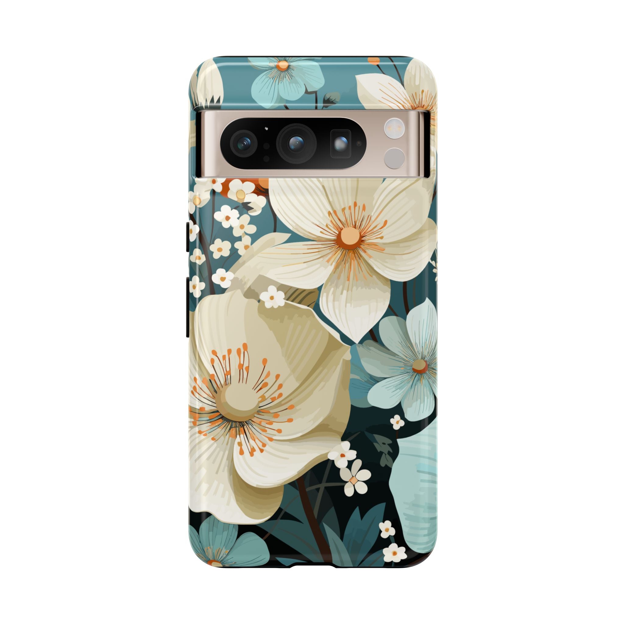 Floral Phone Case, Stylish Tough Cases with Botanical Design, Flower Print Phone Cover, Gifts for Nature Lovers, Eco-Friendly Mobile Cover