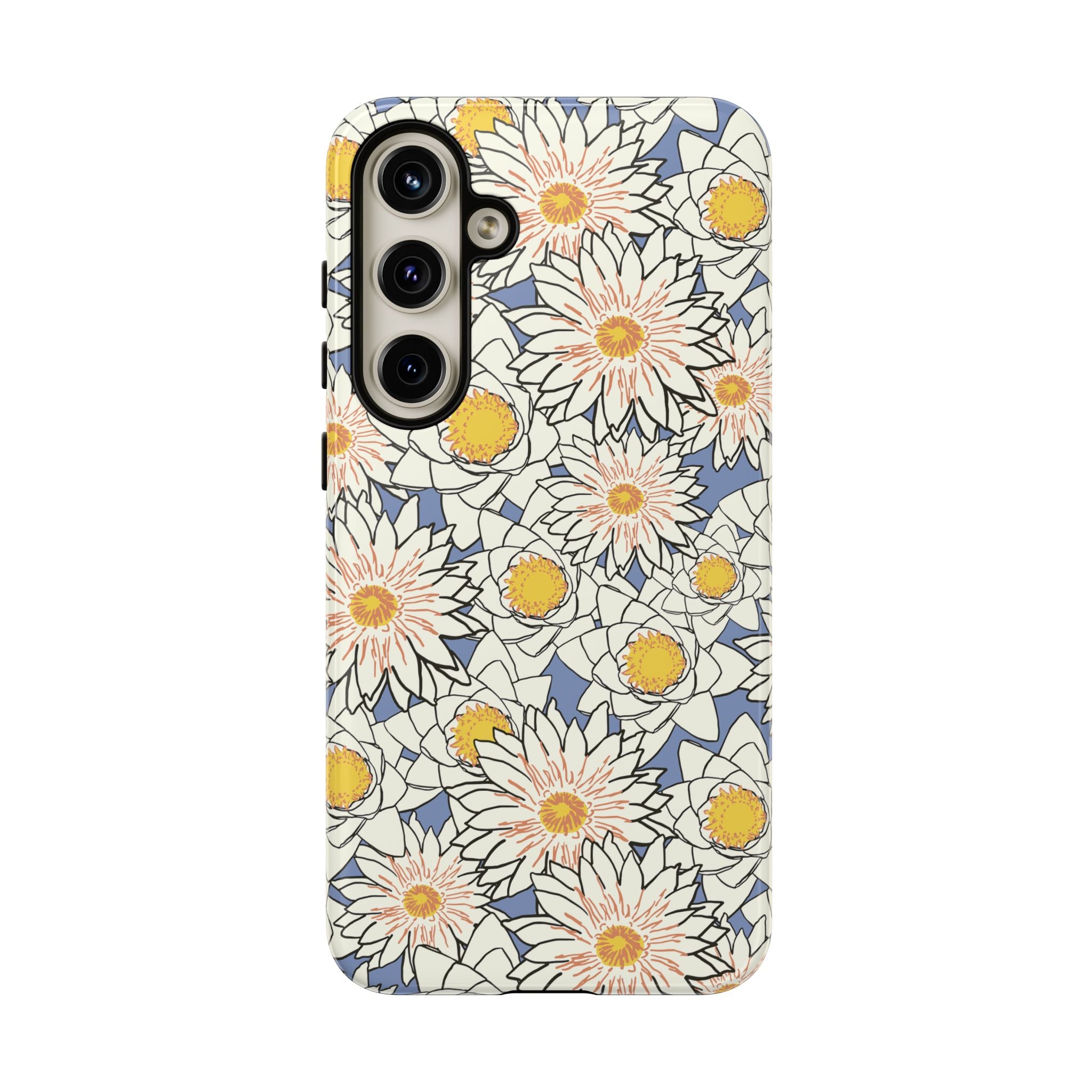 Stylish Phone Case, Floral Protective Cover, Gift for Nature Lovers, Trendy Tech Accessory, Customizable Phone Case