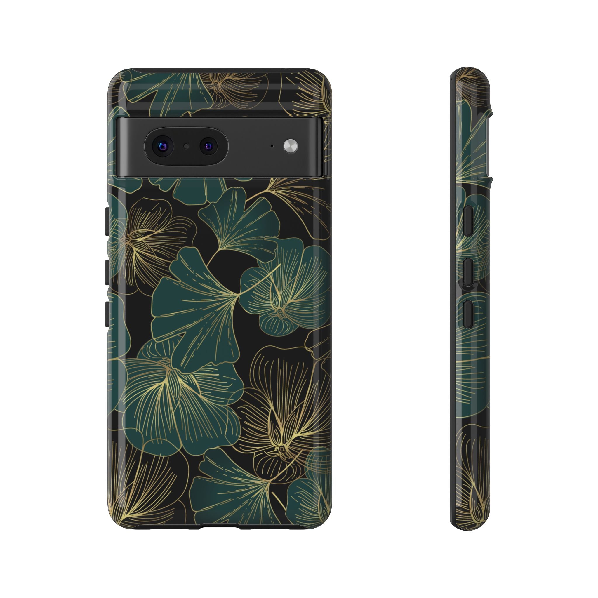 Floral Phone Case - Tough Cases, Protective Cover, Stylish Accessory, Gift for Her, Nature-Inspired Design
