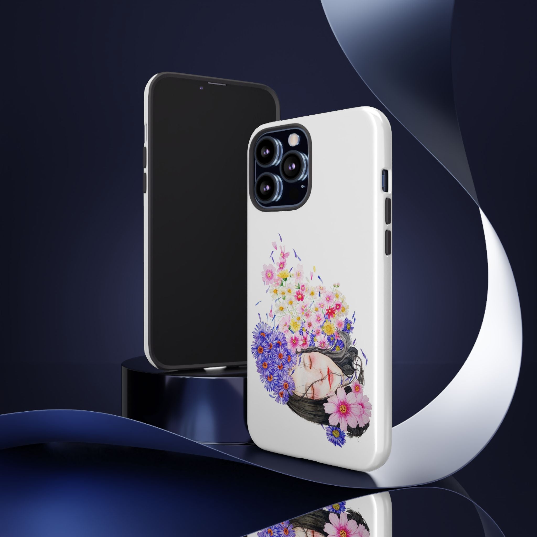 Floral Phone Case | Tough Cases | Cute Floral Design, Gift for Her, Spring Accessory, Mother's Day Gift, Stylish Protection