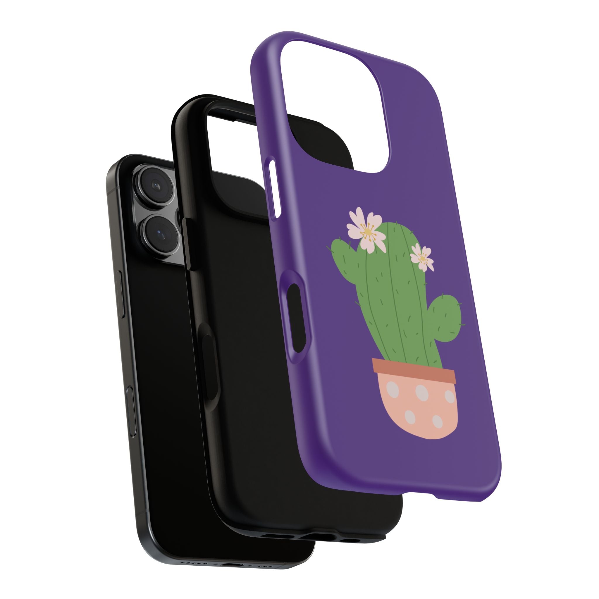 Cactus Phone Case, Tough Cases, Cute Floral, Trending Design, Unique Gift, Phone Accessories, Summer Vibe, Nature Lover