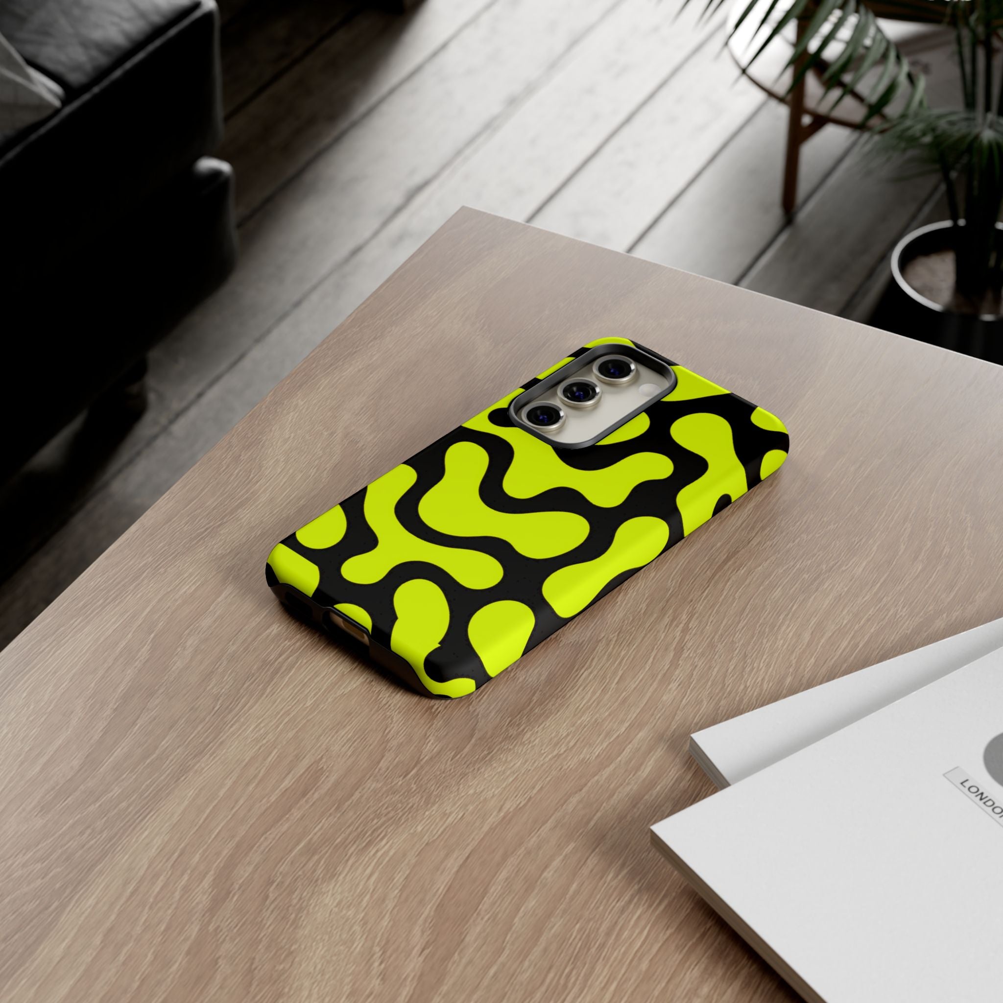 Bold Pattern Phone Case, Stylish Protective Cover, Unique Gift for Tech Lovers, Trendy Mobile Accessory, Rejuvenate Your Style