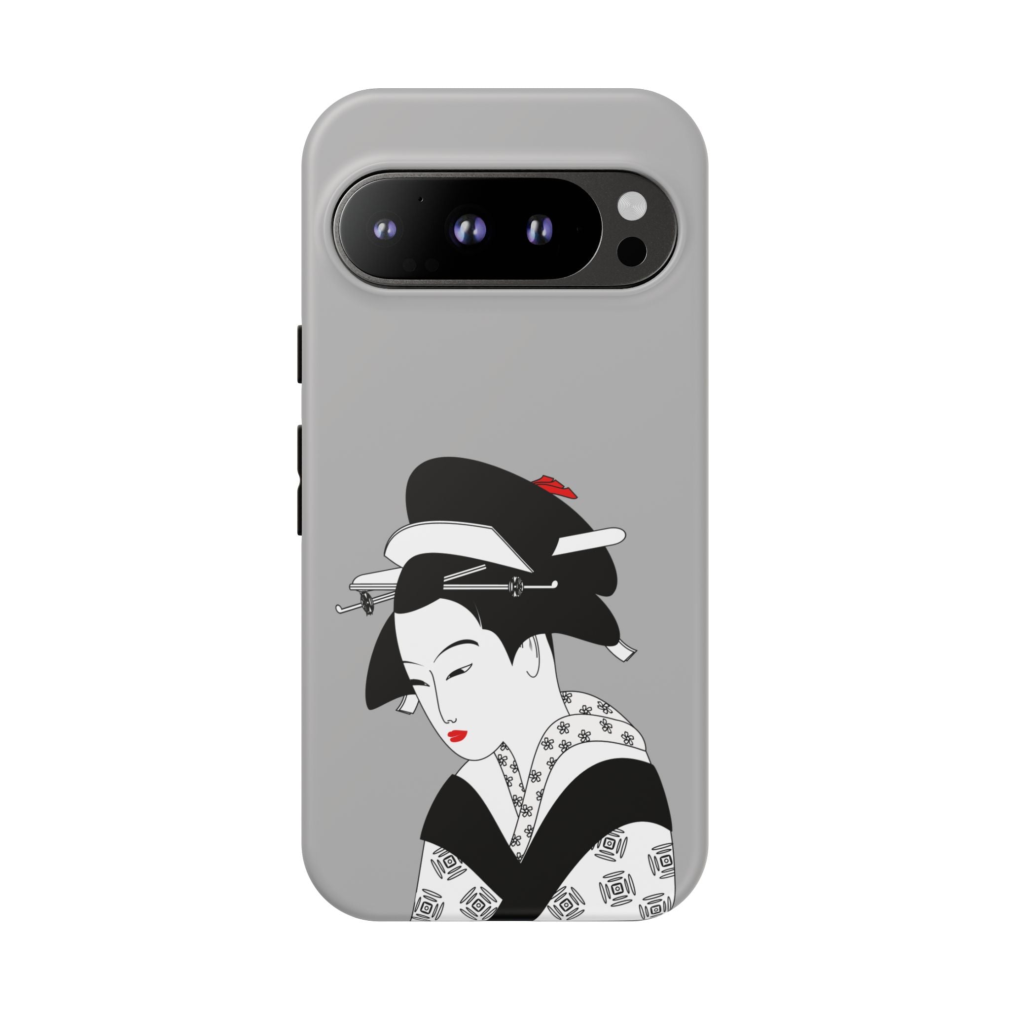 Stylish Phone Case with Japanese Geisha Design, Tough Phone Case, Cute Phone Cover, Japanese Art, Ethnic Style