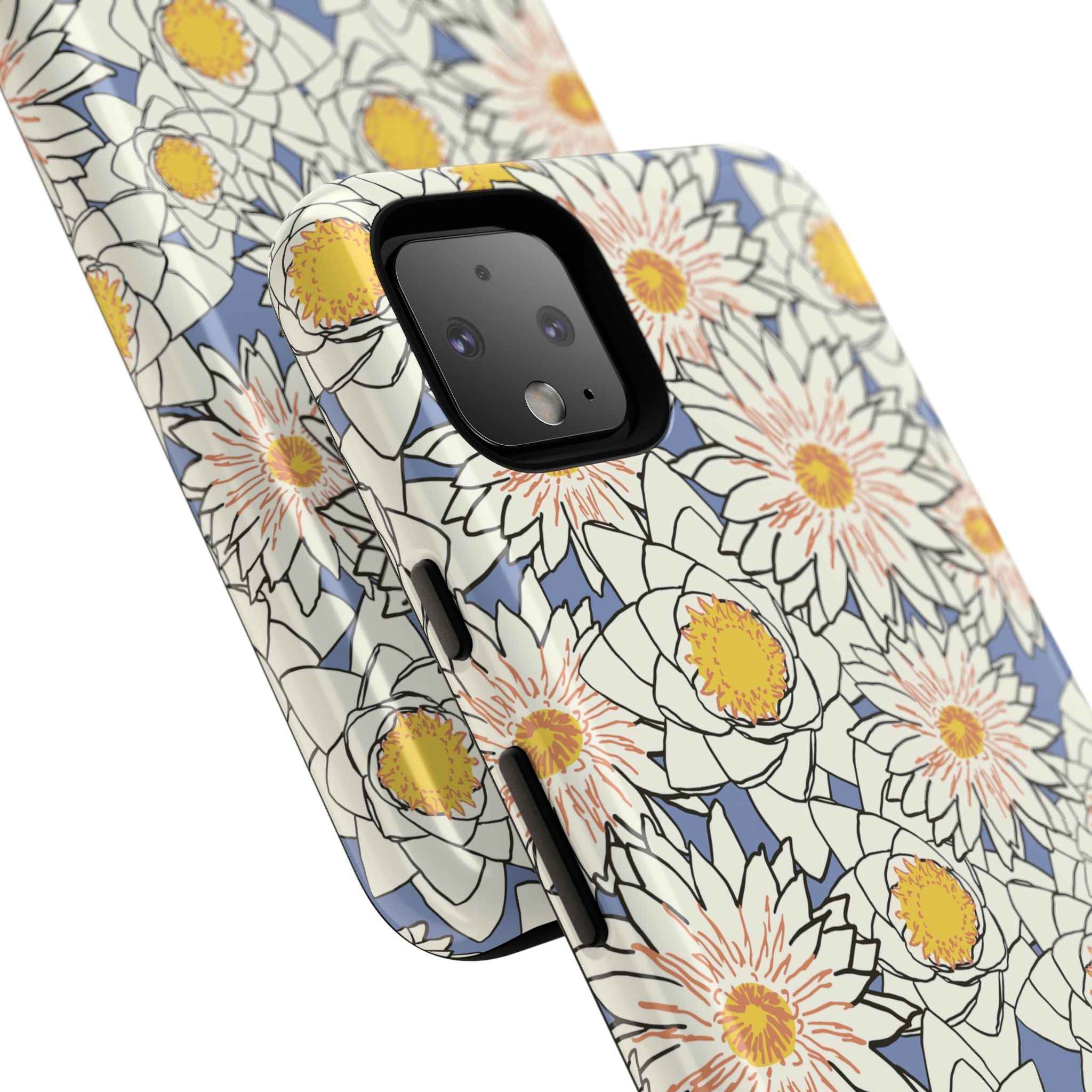 Stylish Phone Case, Floral Protective Cover, Gift for Nature Lovers, Trendy Tech Accessory, Customizable Phone Case