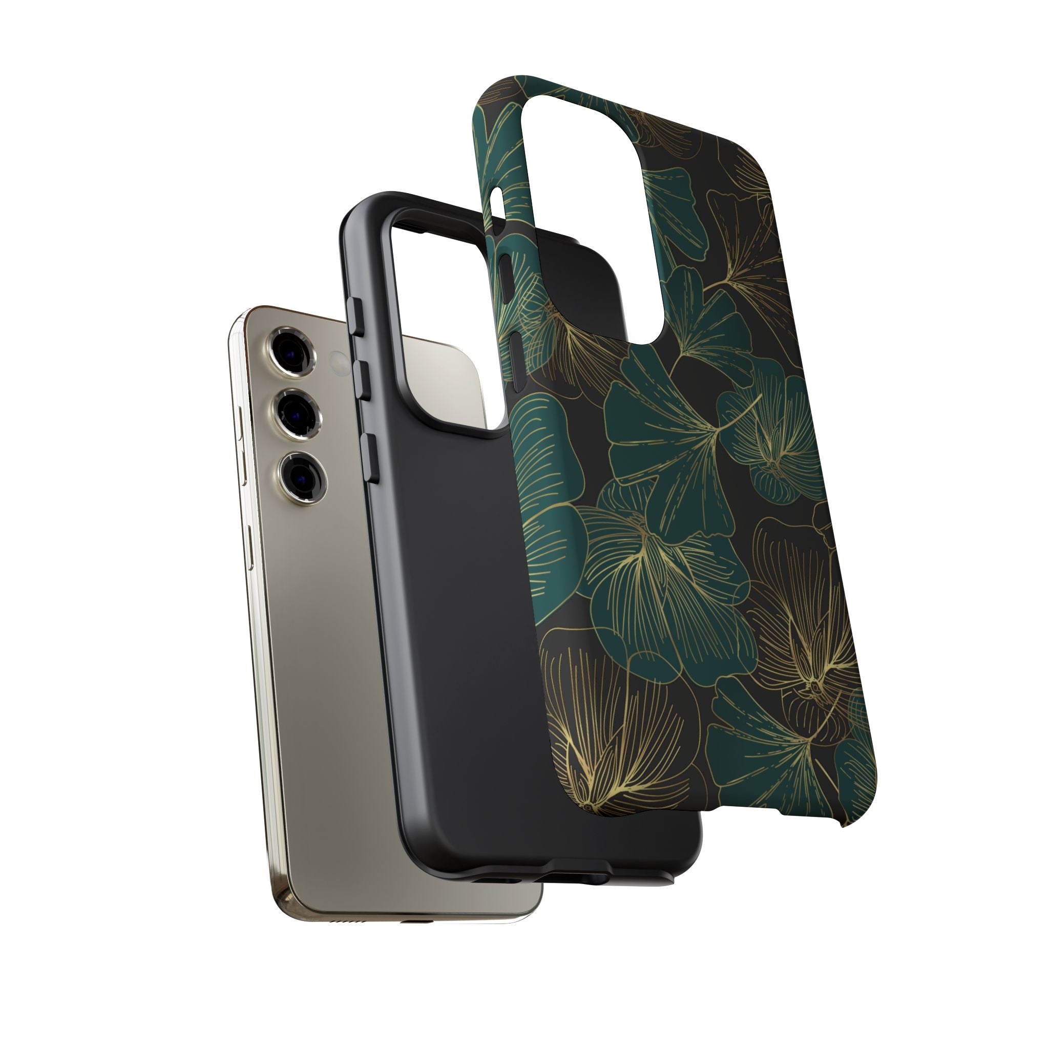 Floral Phone Case - Tough Cases, Protective Cover, Stylish Accessory, Gift for Her, Nature-Inspired Design