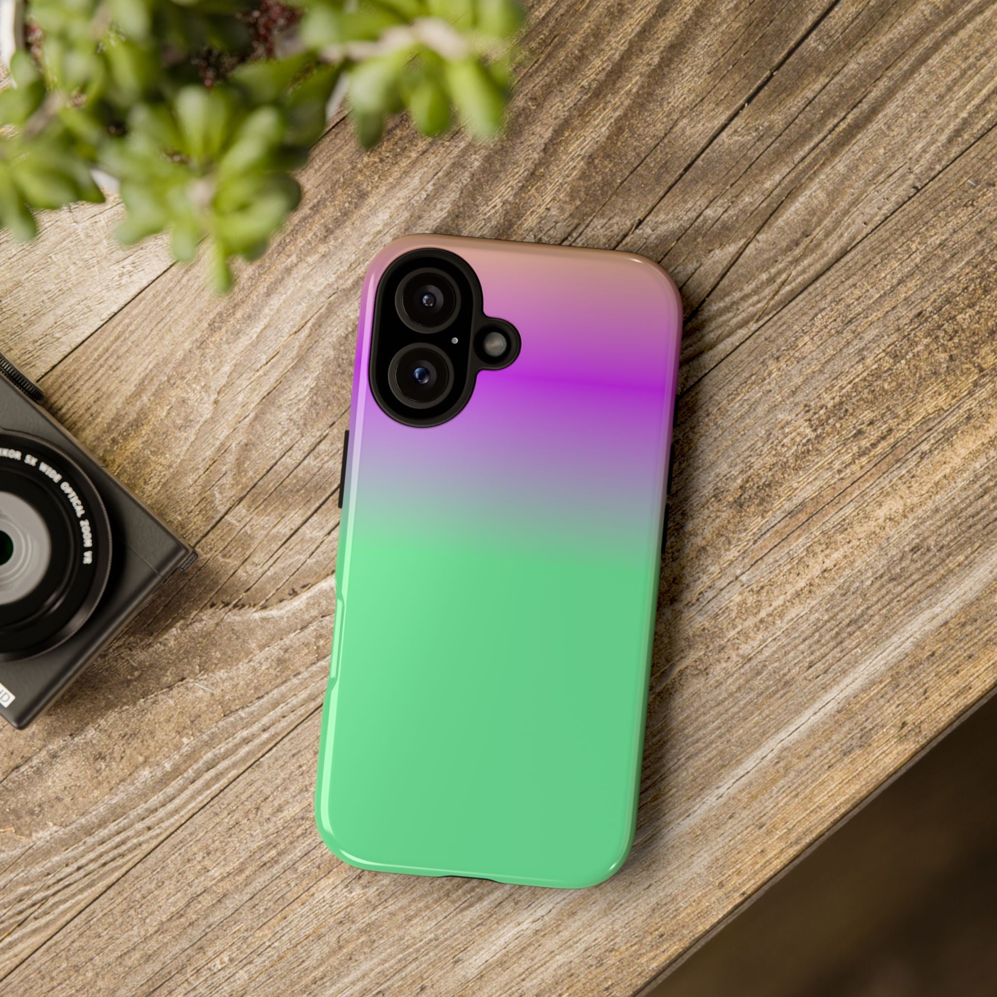 Vibrant Phone Case, Stylish Tech Accessory, Fun Gift Idea, Unique Mobile Cover, Trendy Gradient Design