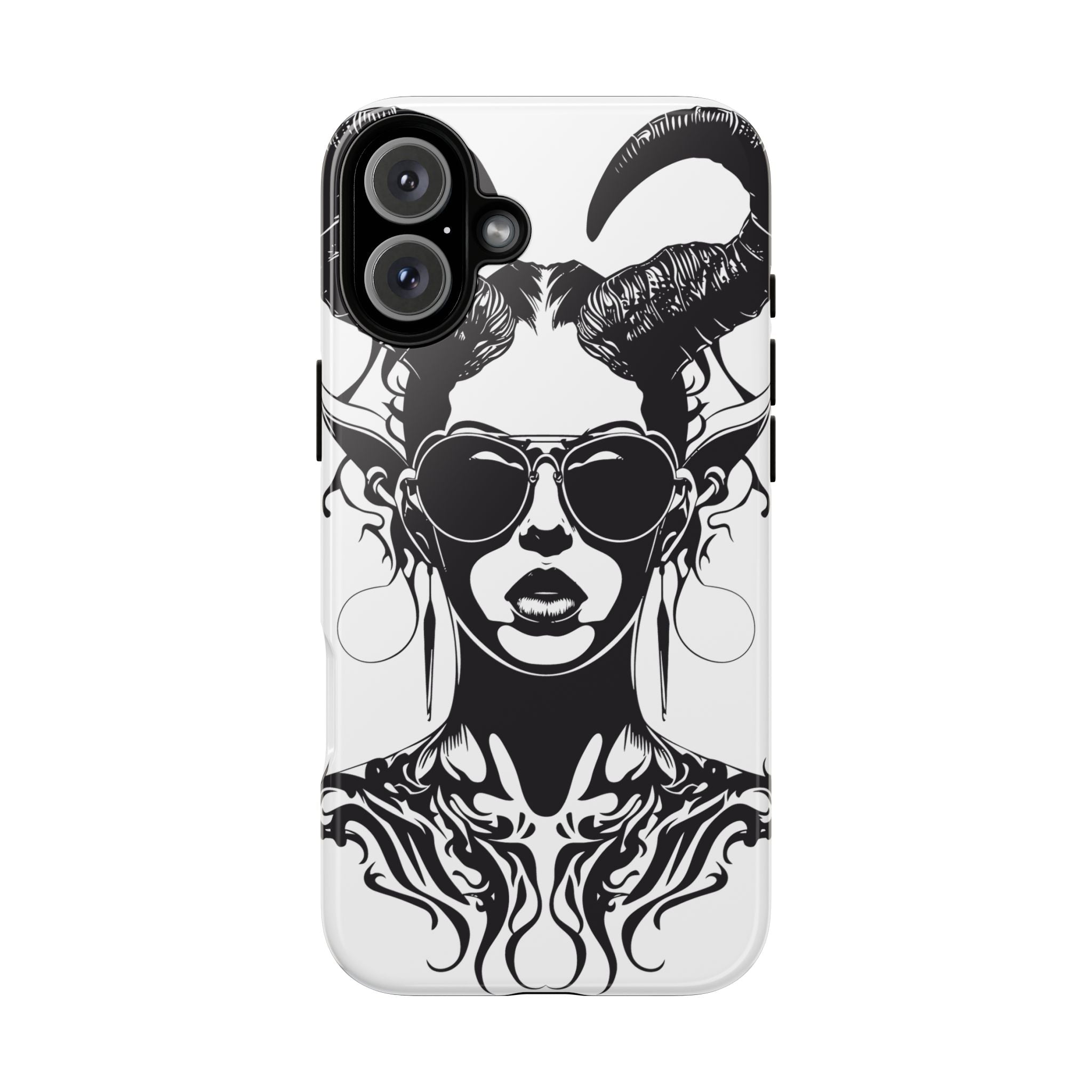 Tough Cases: Stylish Phone Case with Edgy Design, Protective Cover, Gift for Her, Trendy Accessories, Unique Art, Holiday Present