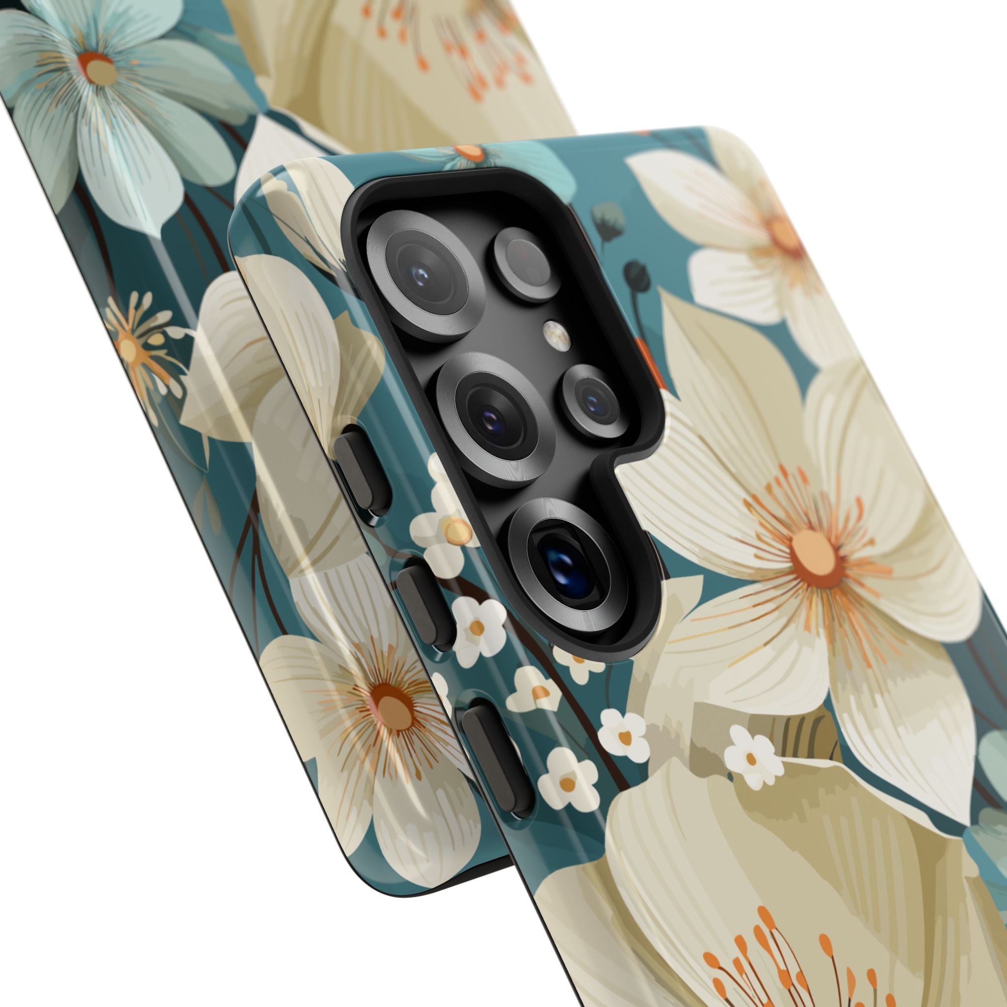 Floral Phone Case, Stylish Tough Cases with Botanical Design, Flower Print Phone Cover, Gifts for Nature Lovers, Eco-Friendly Mobile Cover