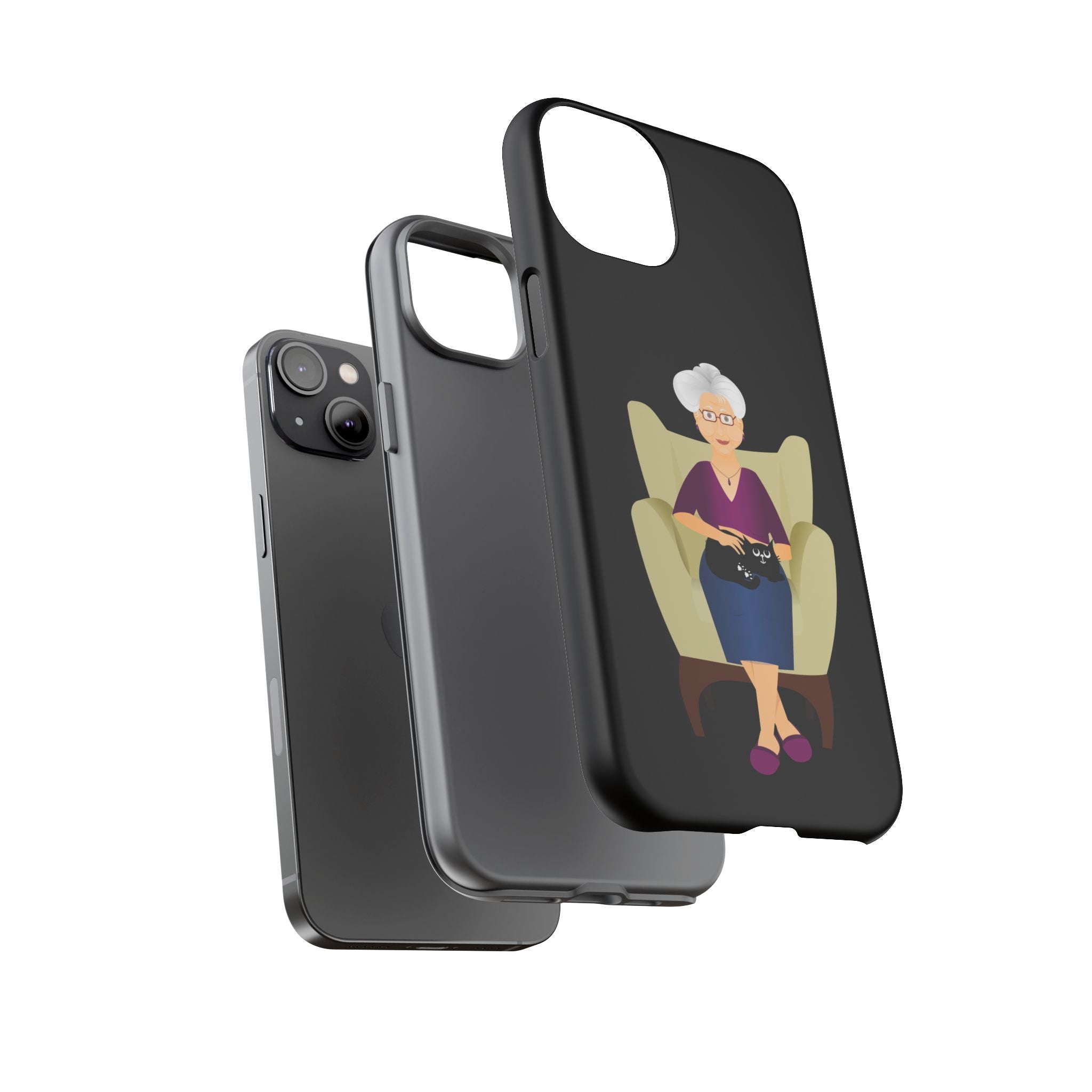 Grandma Phone Case, Tough Phone Cover for Grandparents, Durable Case for Seniors, Unique Gift for Grandmother, Personalized Tech Accessory