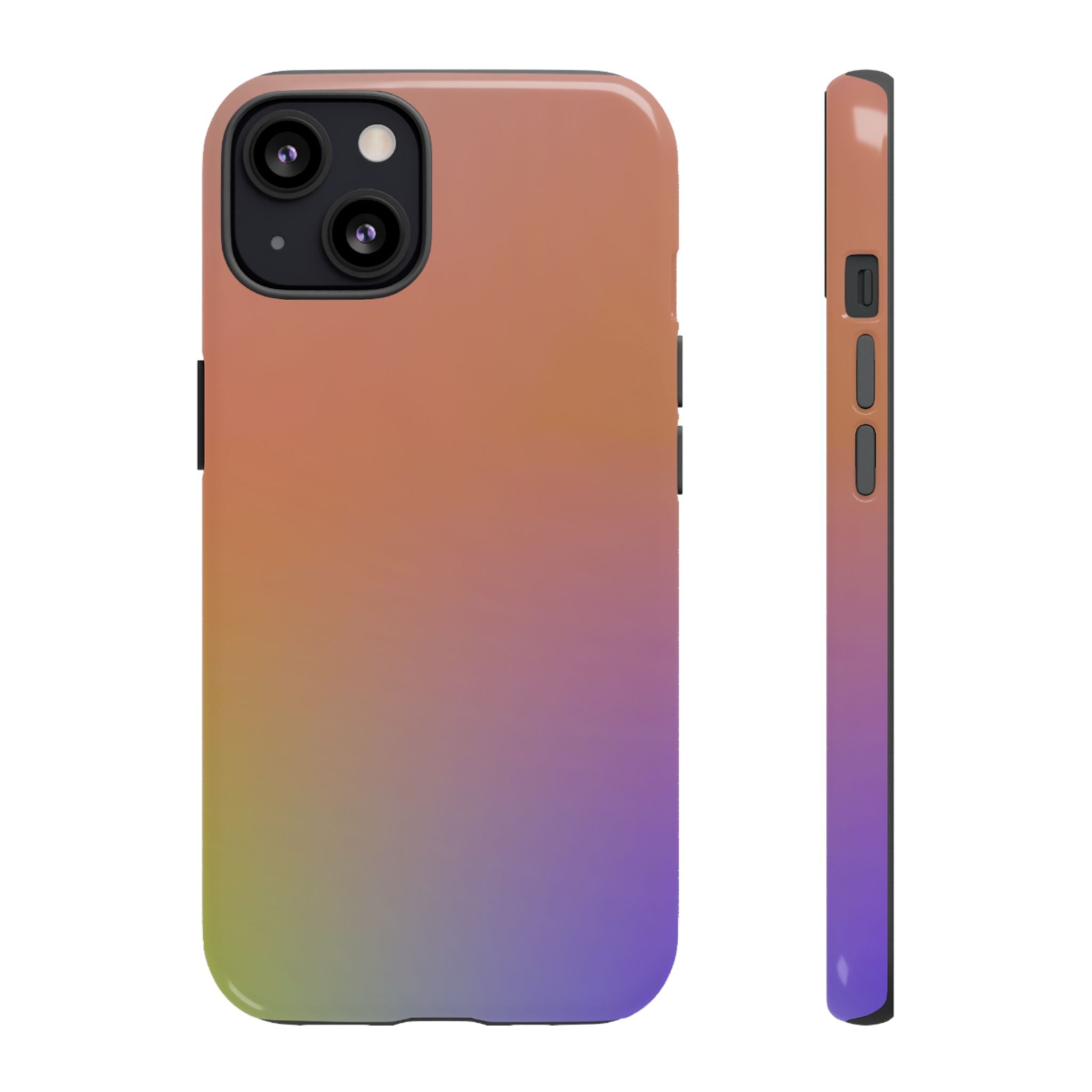 Colorful Gradient Phone Case, Tough Cases for iPhone, Customizable Phone Cover, Trendy Tech Accessory, Gift for Tech Lovers
