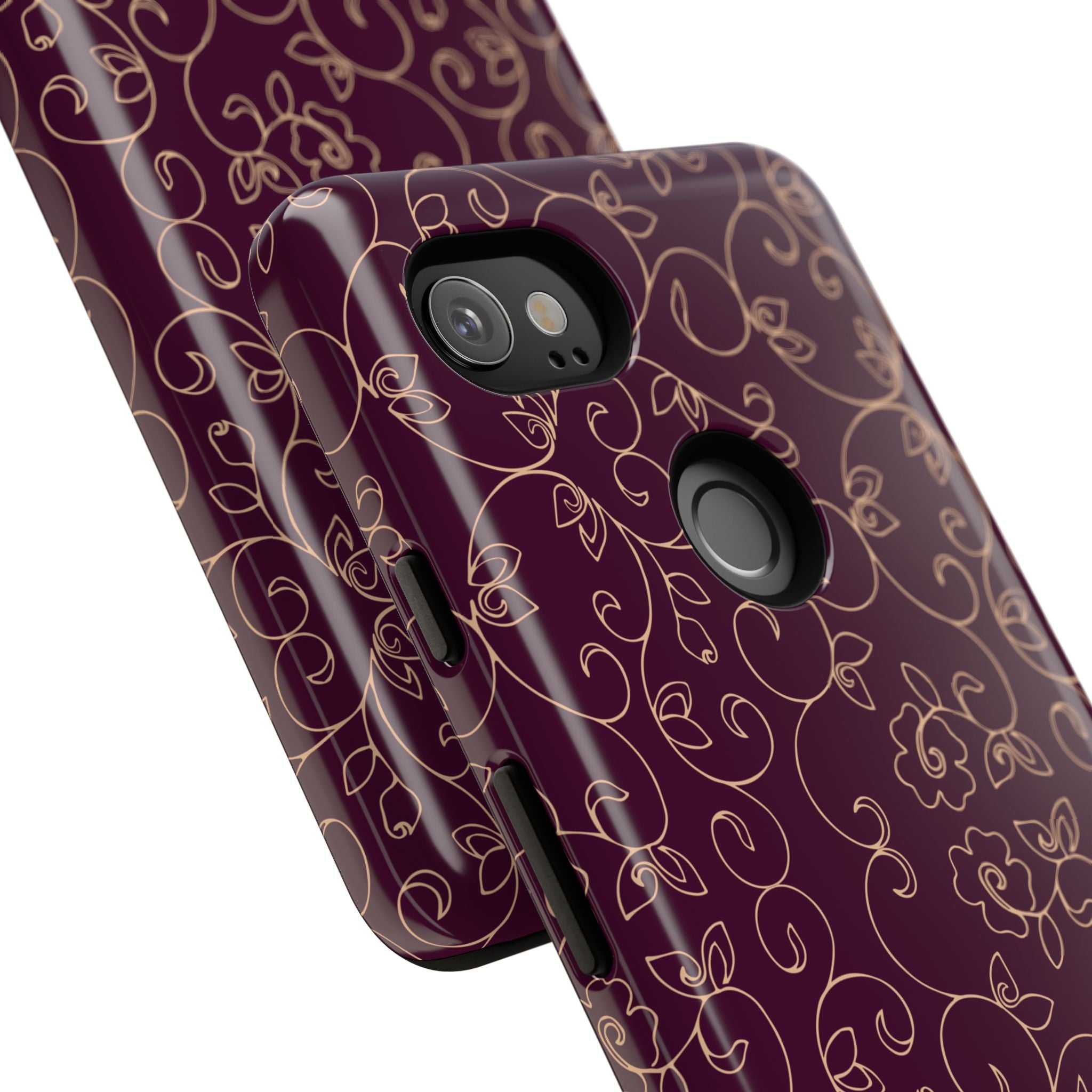 Elegant Floral Phone Case | Durable Mobile Cover, Gift for Her, Floral Design, Stylish Accessory, Phone Protection