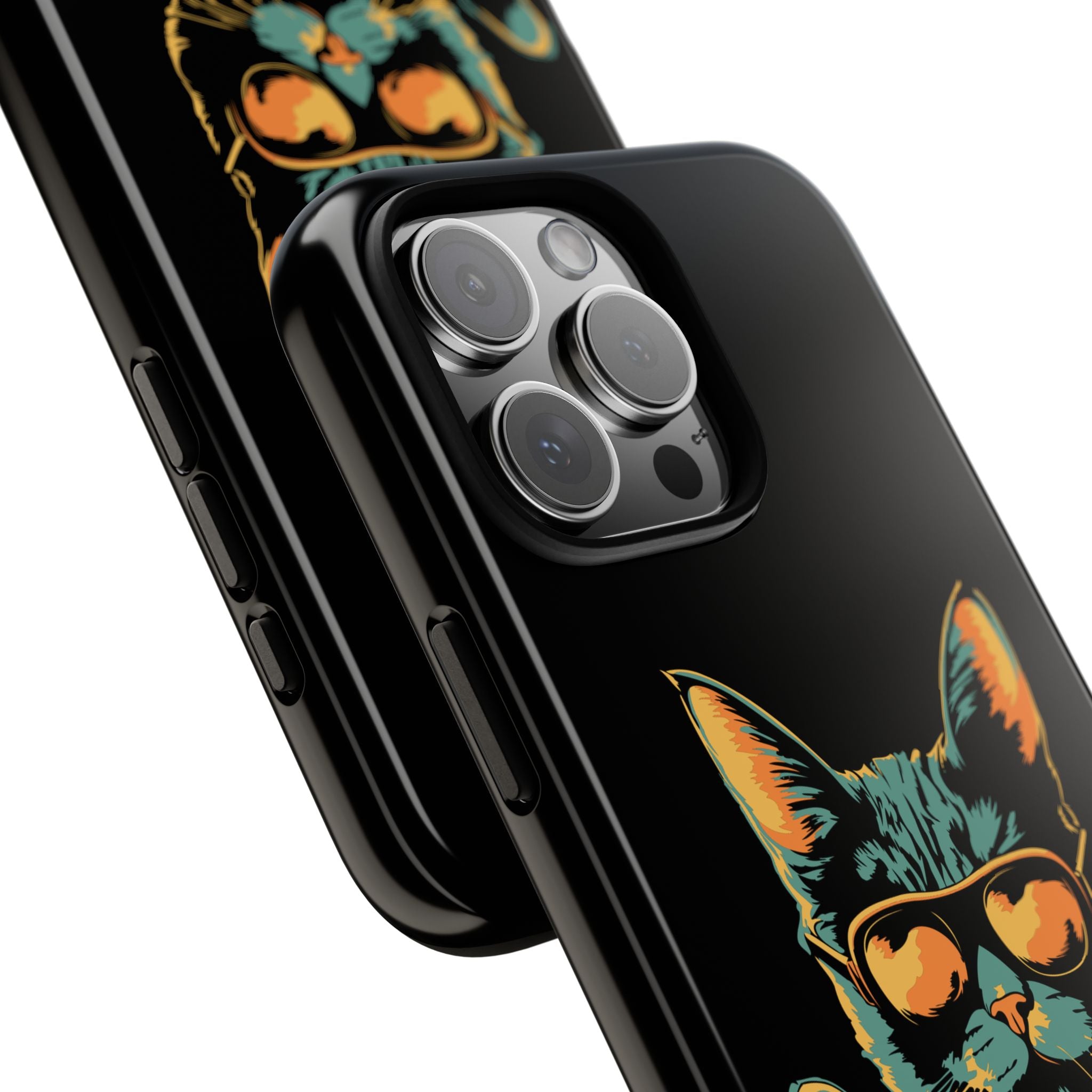 Cool Cat Phone Case, Stylish Phone Cover, Pet Lover Gift, Cute Cat Design, Fun Cat Accessories