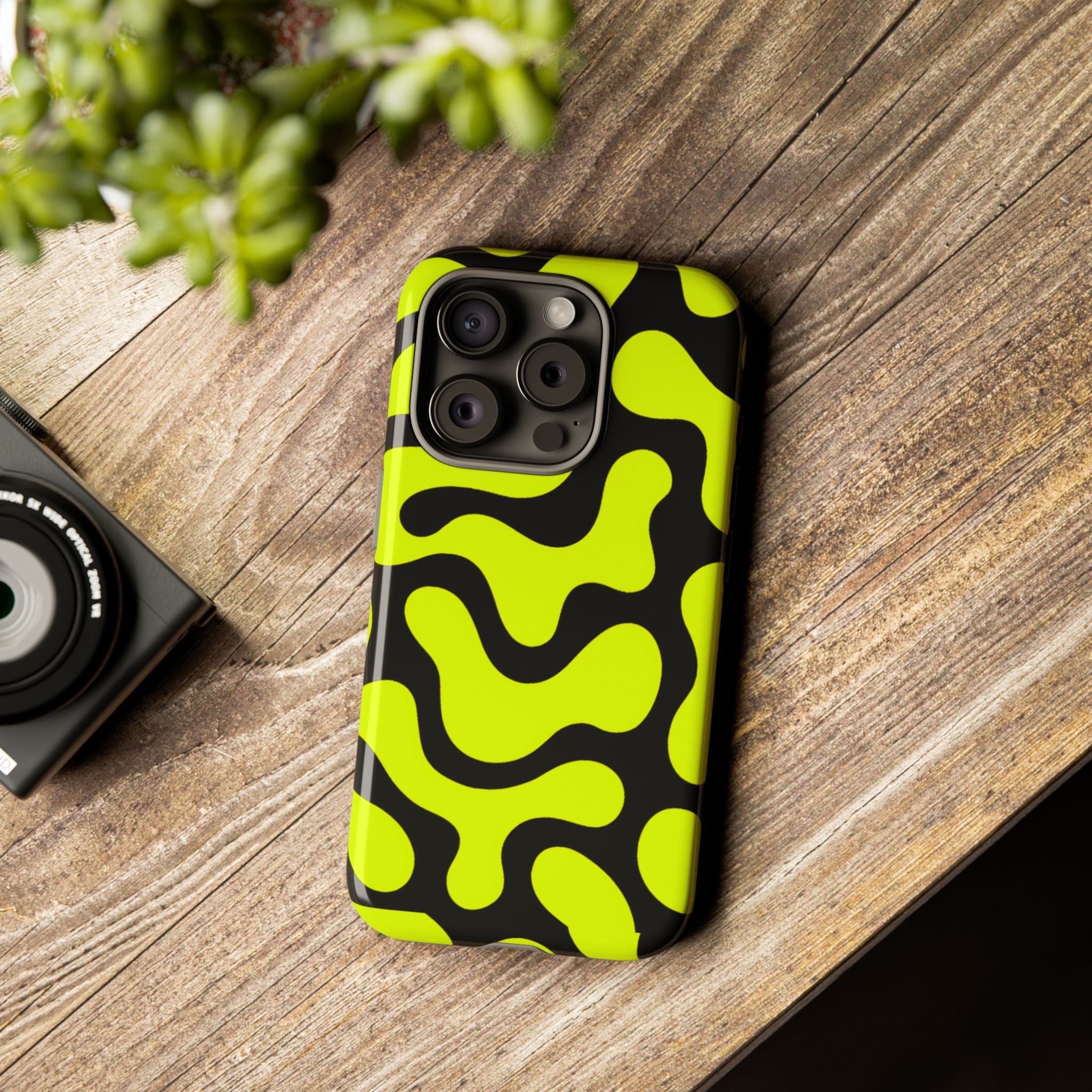 Bold Pattern Phone Case, Stylish Protective Cover, Unique Gift for Tech Lovers, Trendy Mobile Accessory, Rejuvenate Your Style